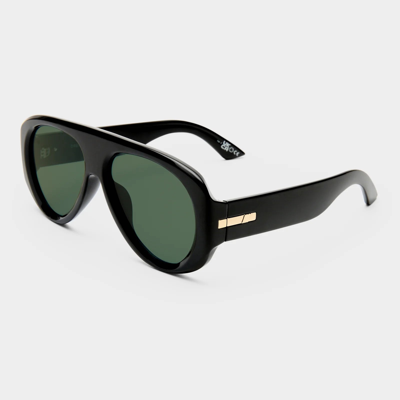 DREAM BOAT SUNGLASSES - BLACK KHAKI POLARIZED