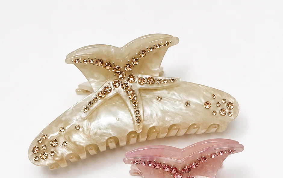 STARFISH CLAW CLIP - CREAM