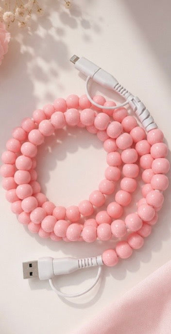 UNIVERSAL BEADED CHARGER (VARIOUS COLOURS)