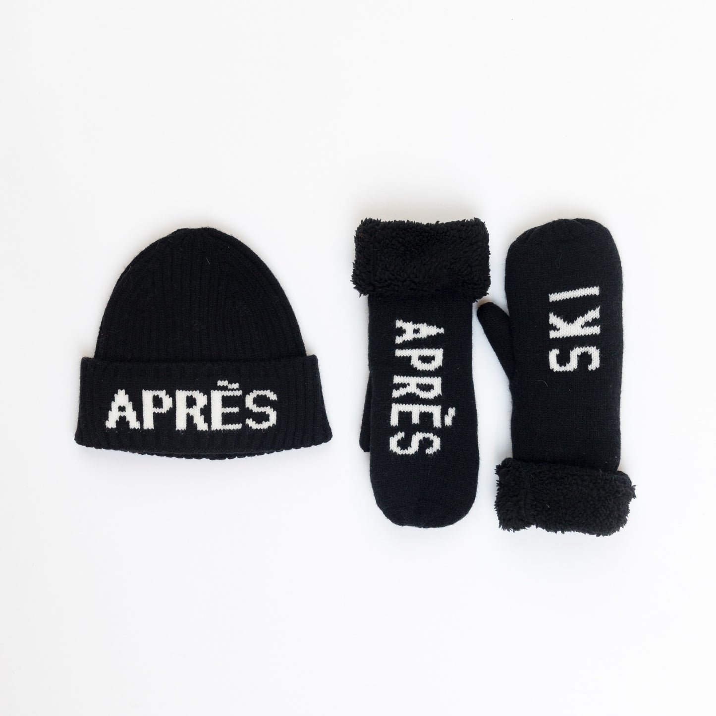 APRES SKI BEANIE & MITTEN SET