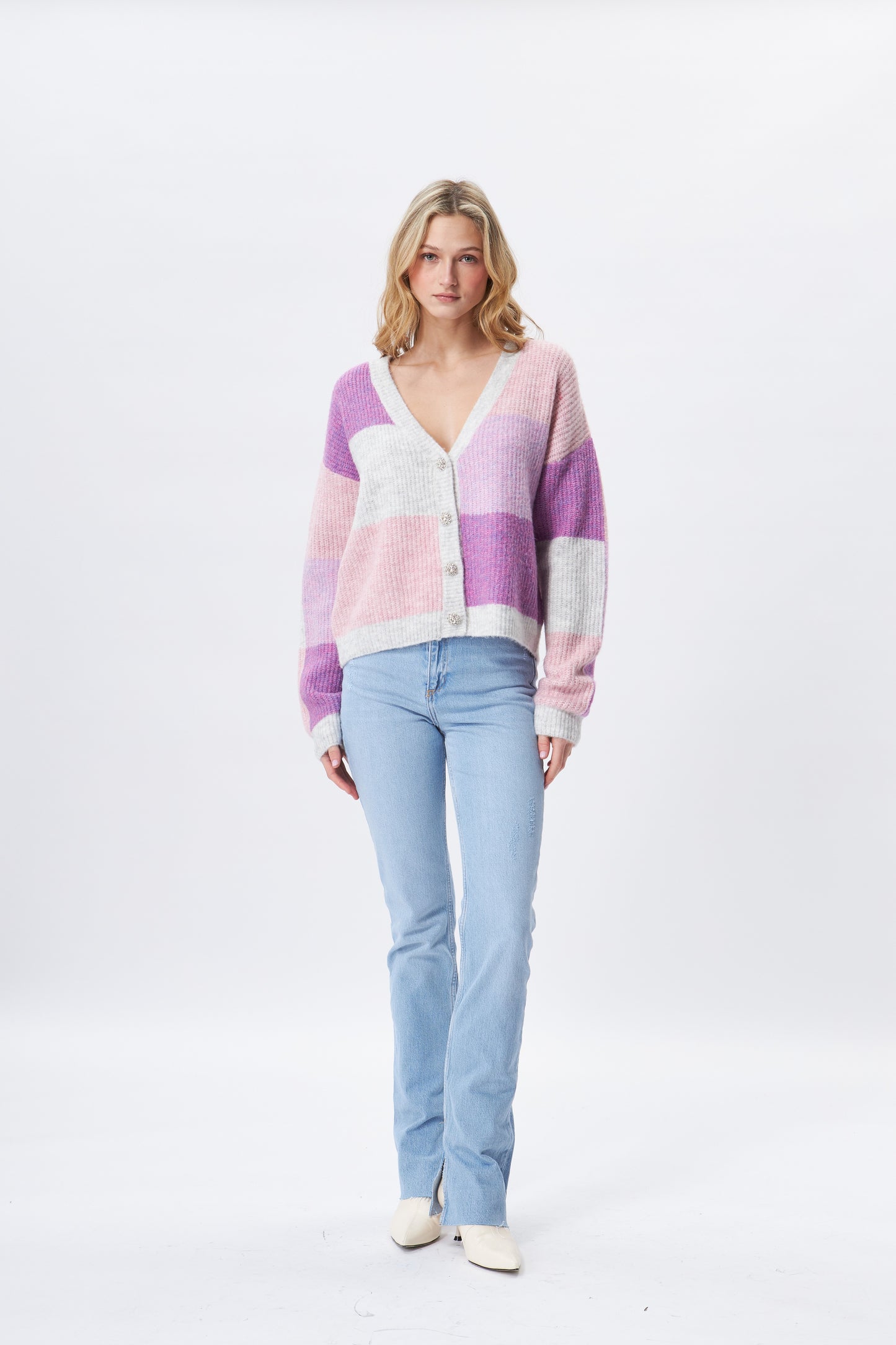 ARCHER CARDIGAN - PURPLE HAZE