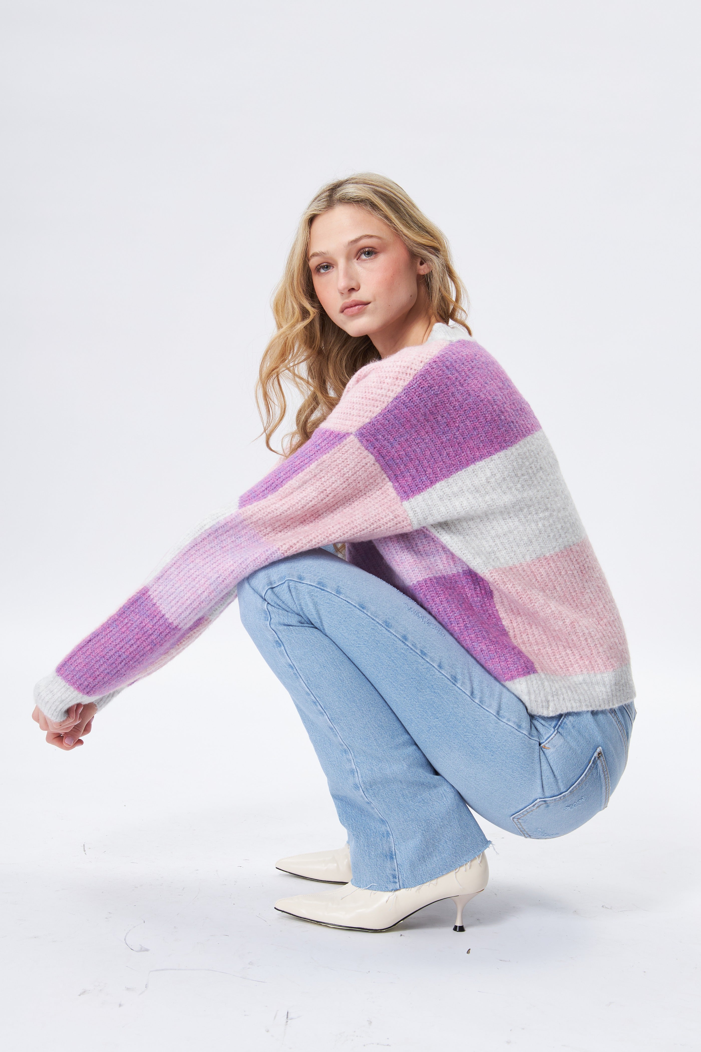 ARCHER CARDIGAN - PURPLE HAZE