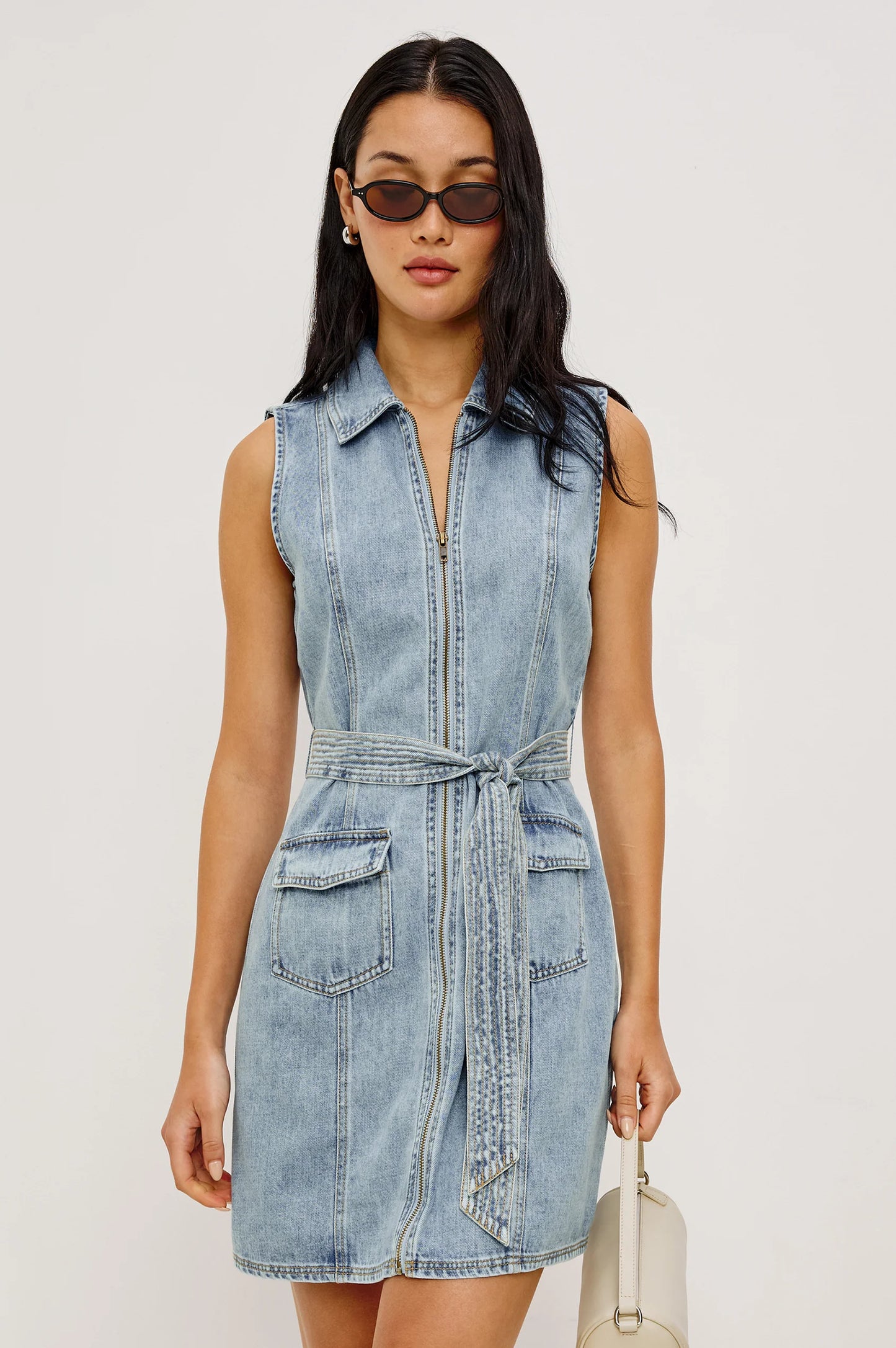 AURORA DRESS - FADED INDIGO
