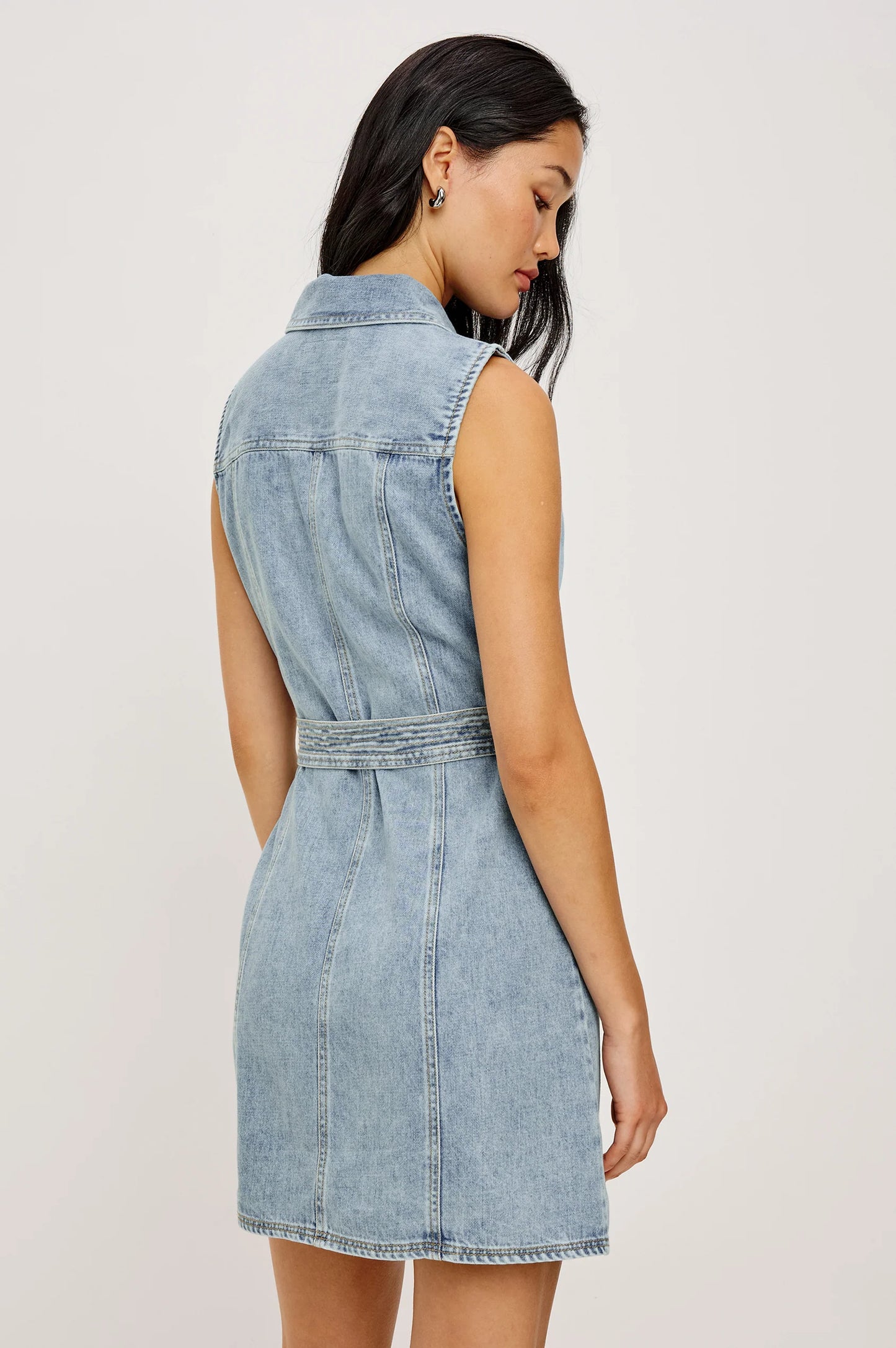 AURORA DRESS - FADED INDIGO