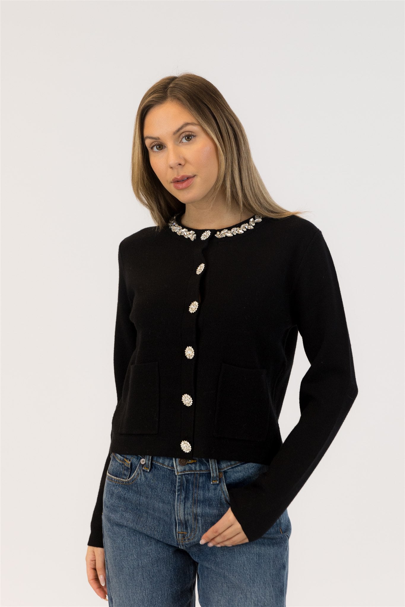 BOWIE CRYSTAL CARDIGAN