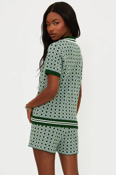 BALBOA SHORT - RACQUET CLUB GREEN