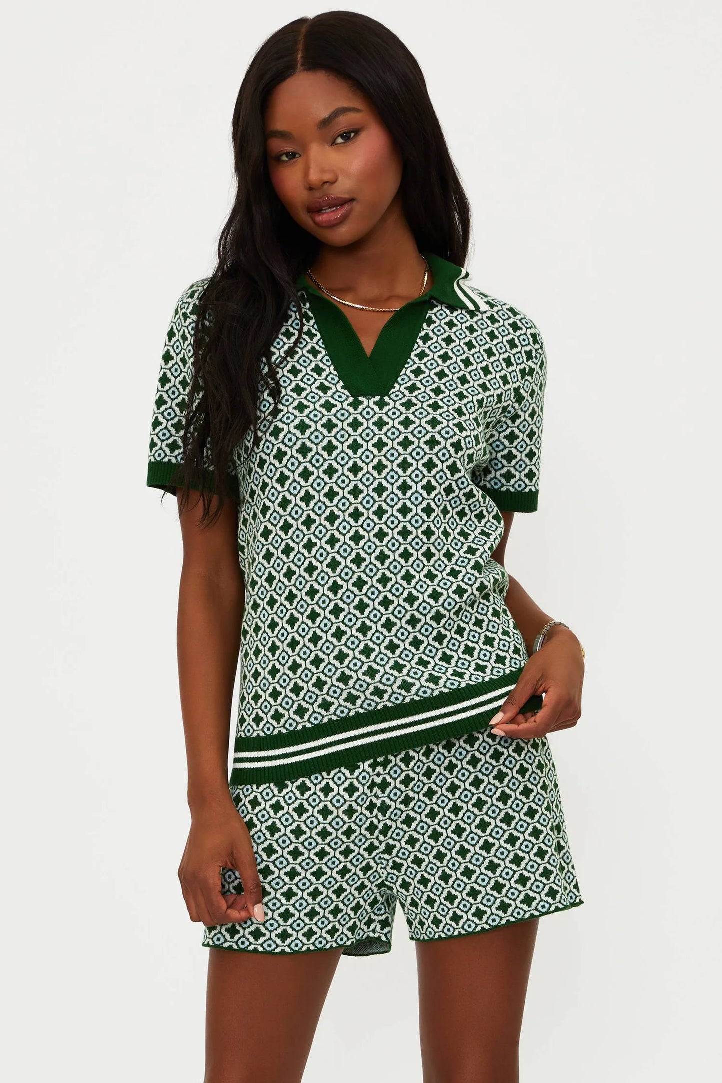 BALBOA SHORT - RACQUET CLUB GREEN