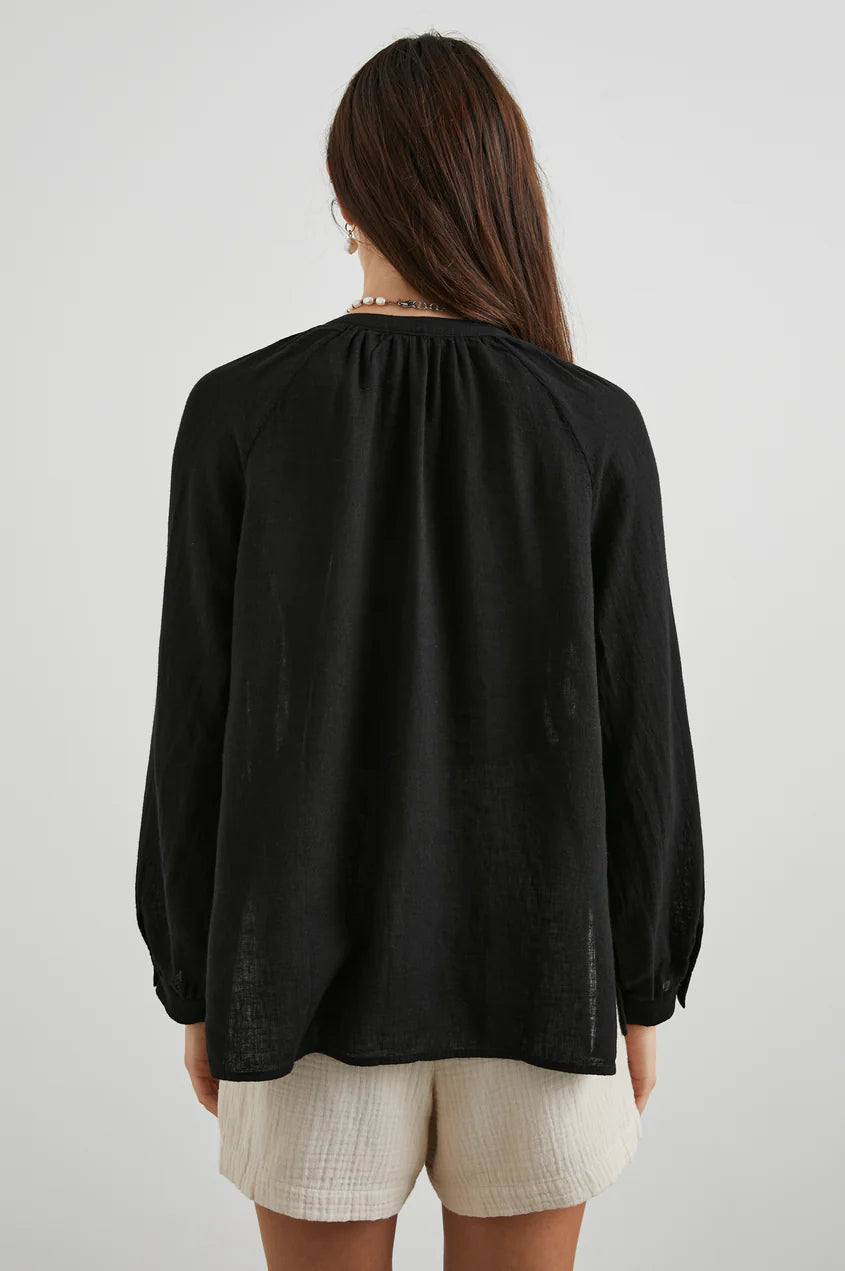 BRIELLE TOP - BLACK