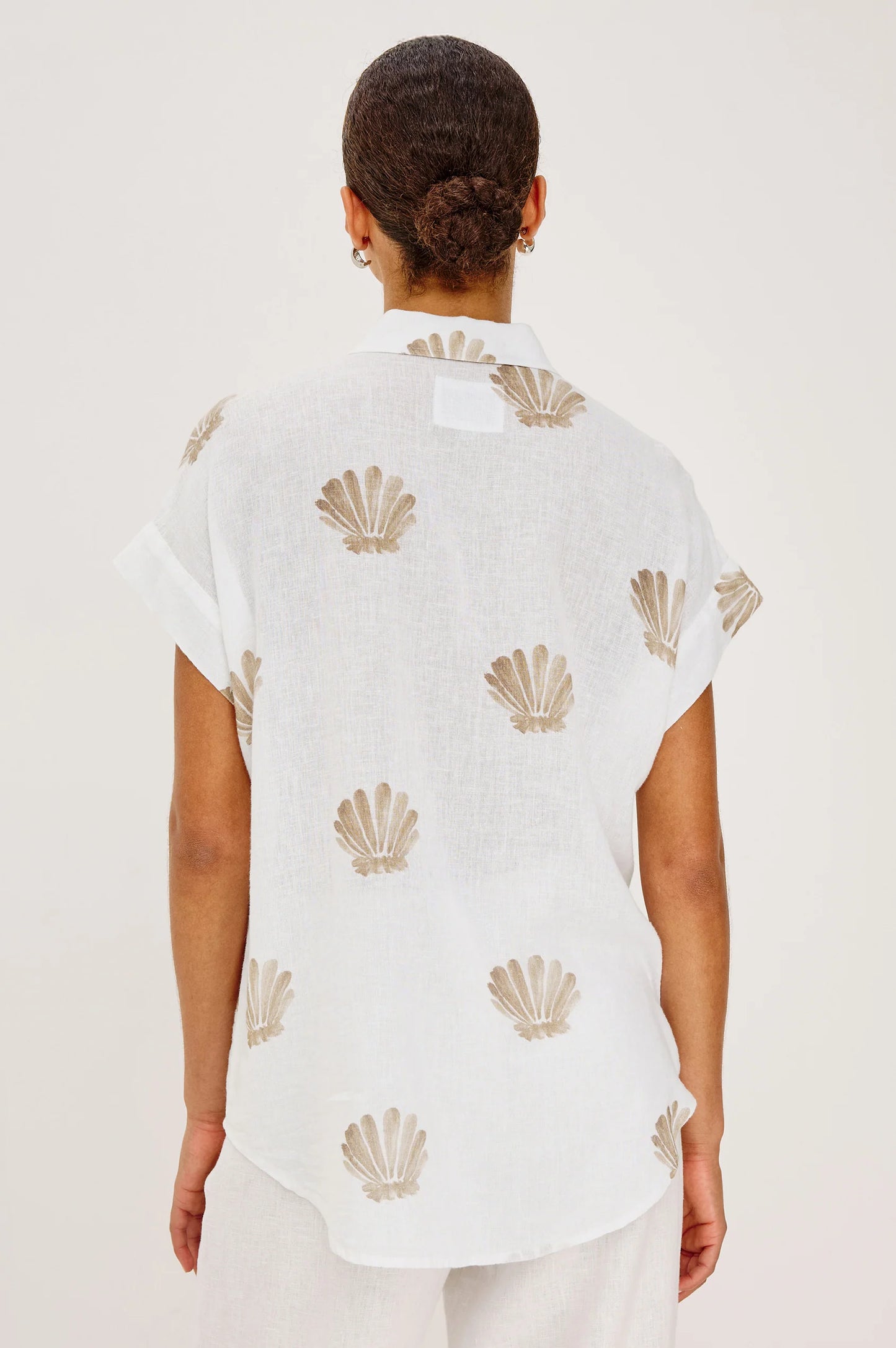 CITO SHIRT - TAUPE SEASHELLS