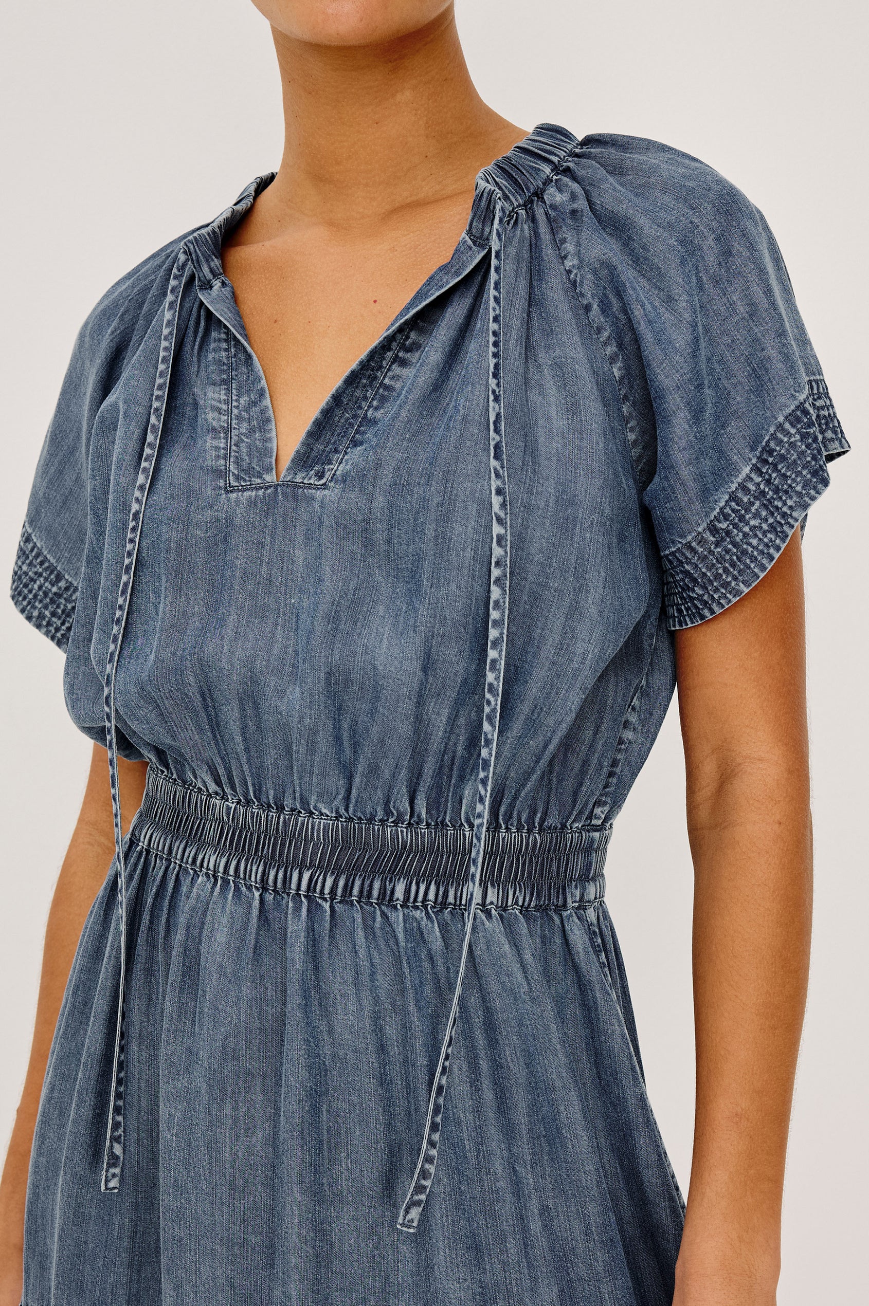 CORVERA DRESS - BLUE RIDGE