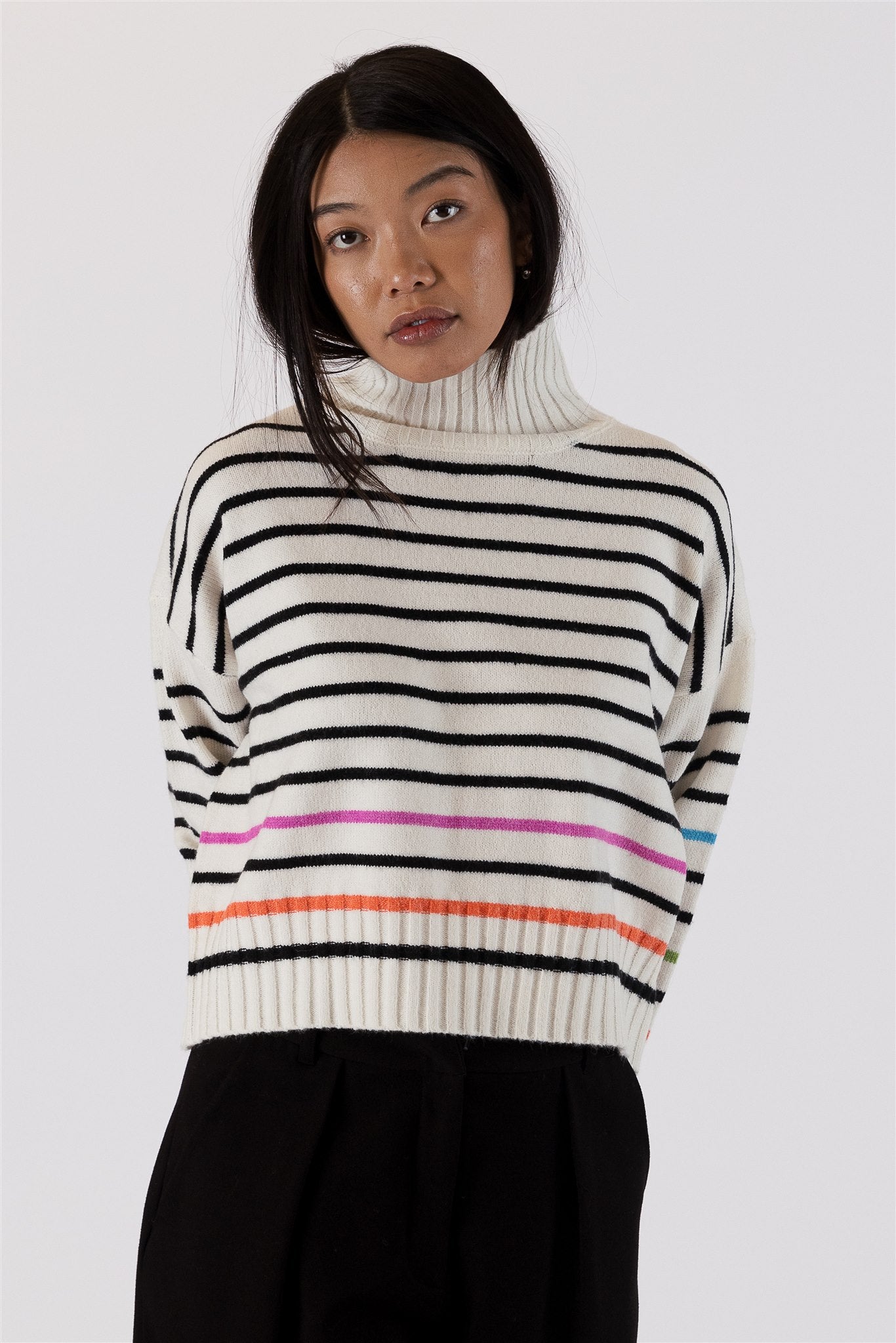 CURTIS STRIPE SWEATER