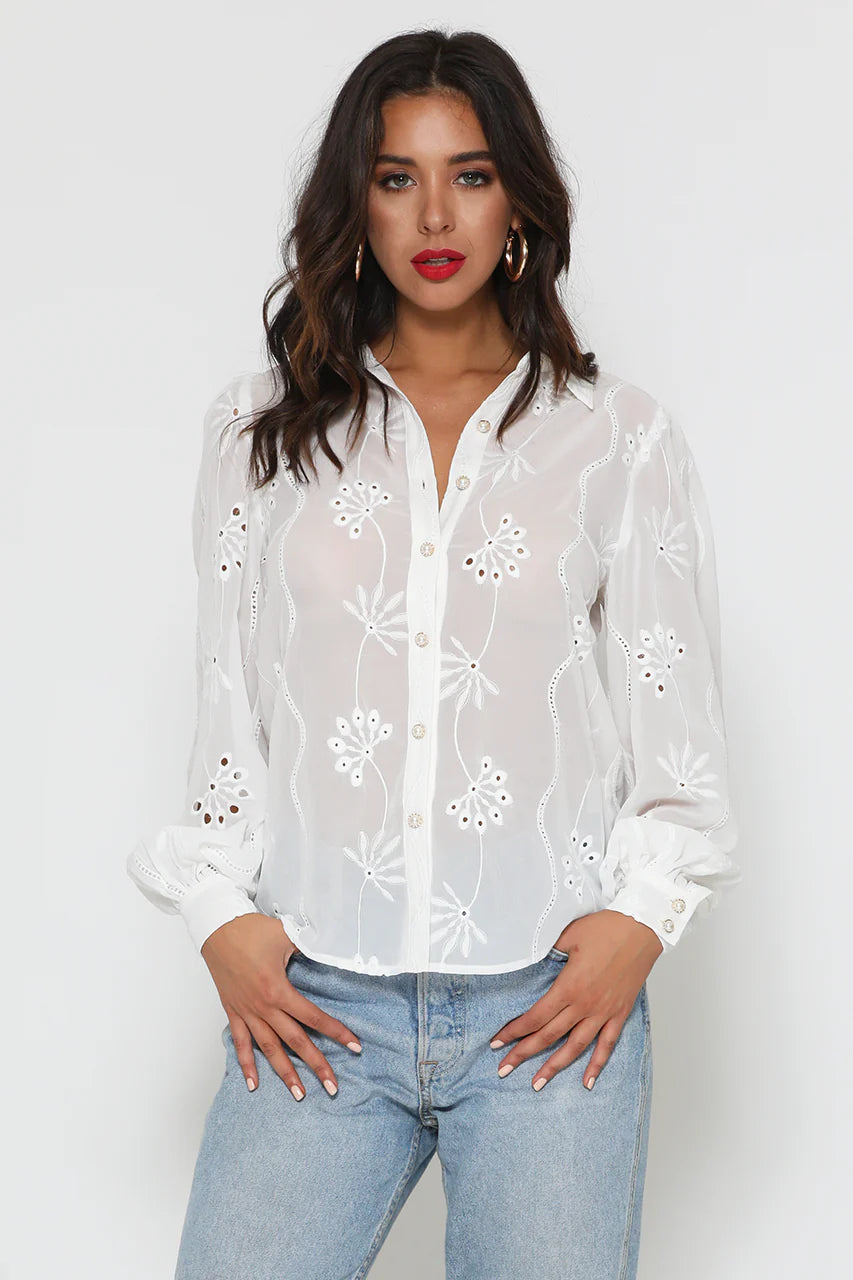 ELISE BLOUSE - WHITE