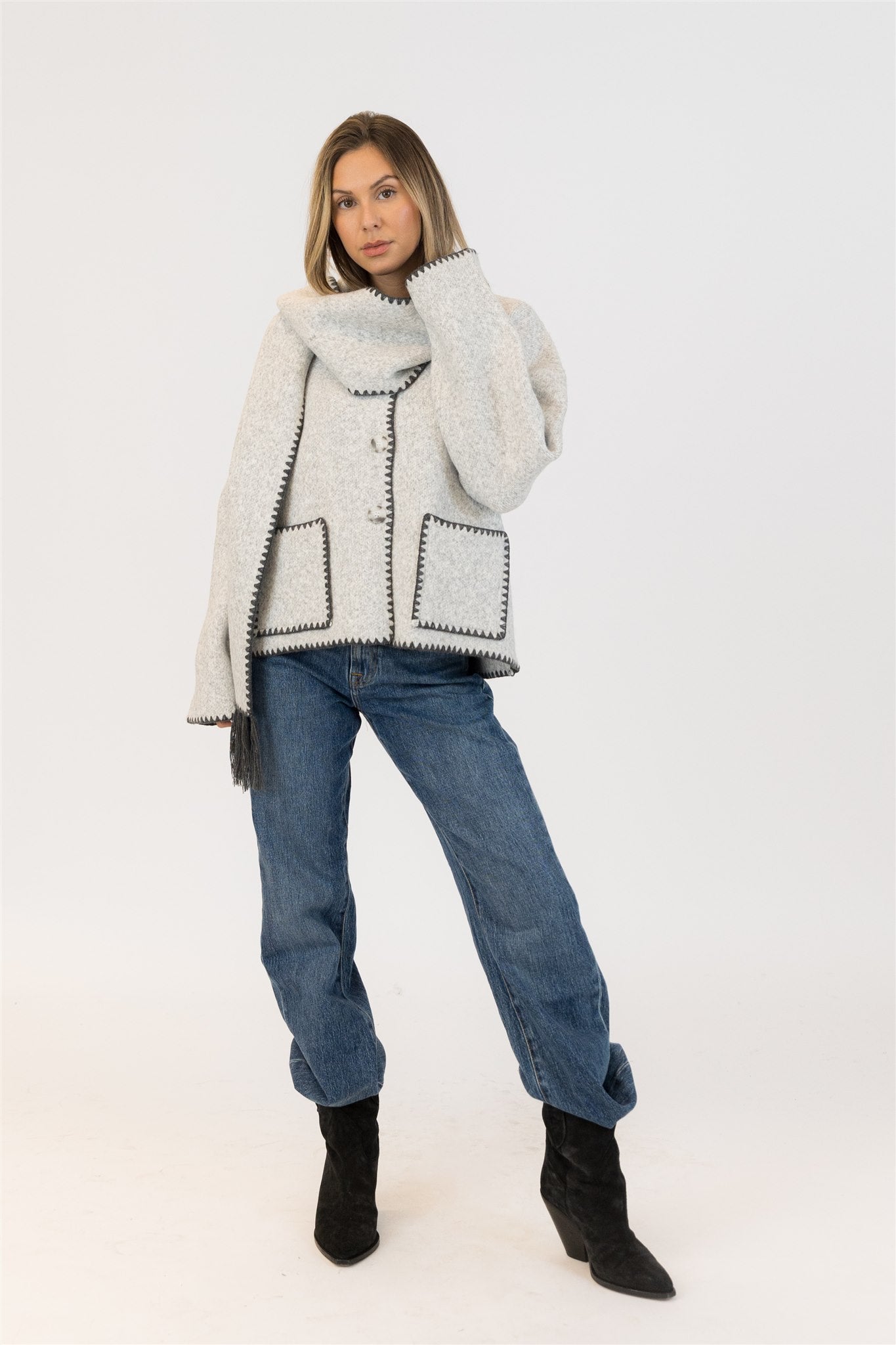 DELANEY COAT - GREY