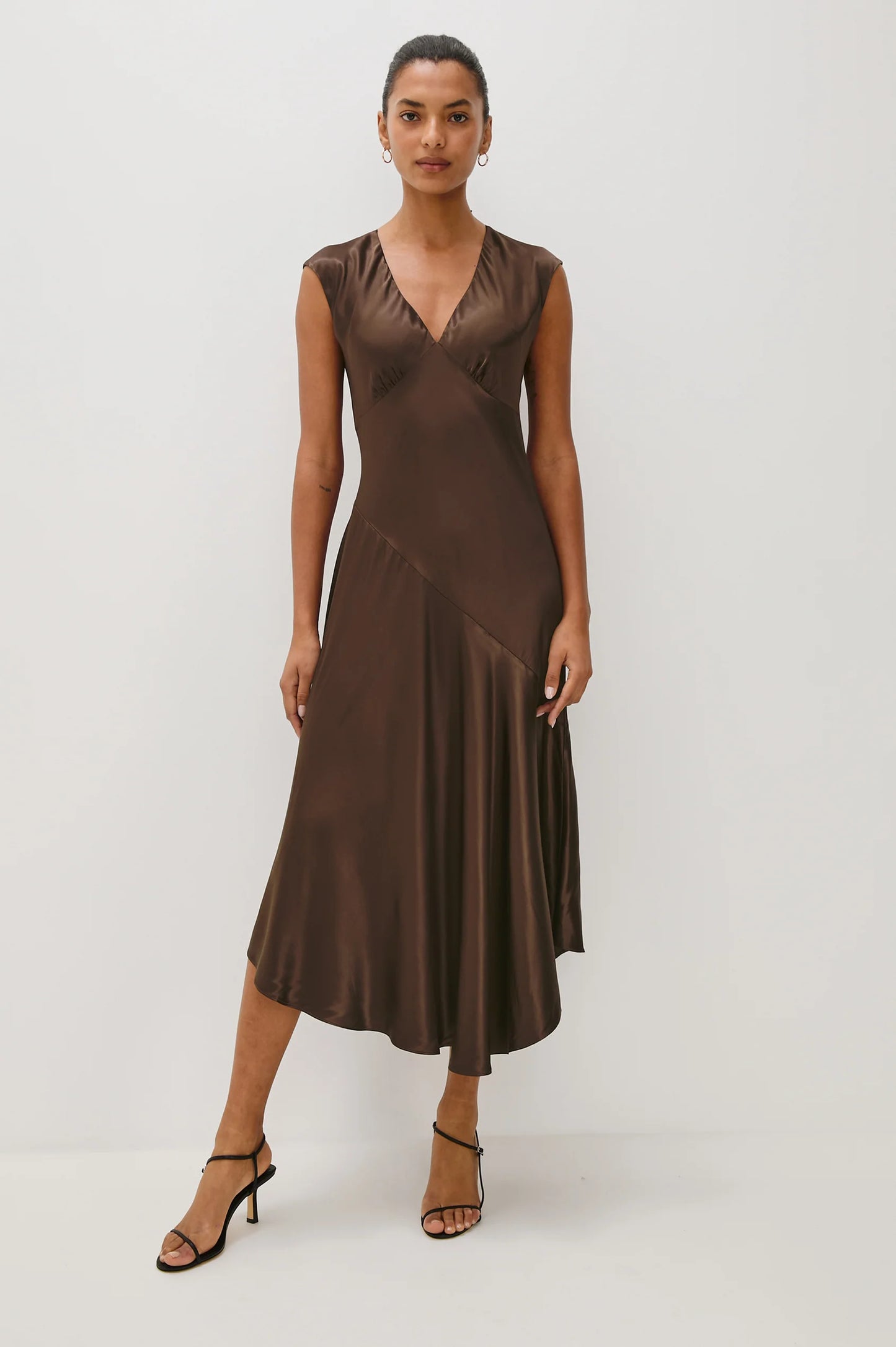 ELENI DRESS - ESPRESSO