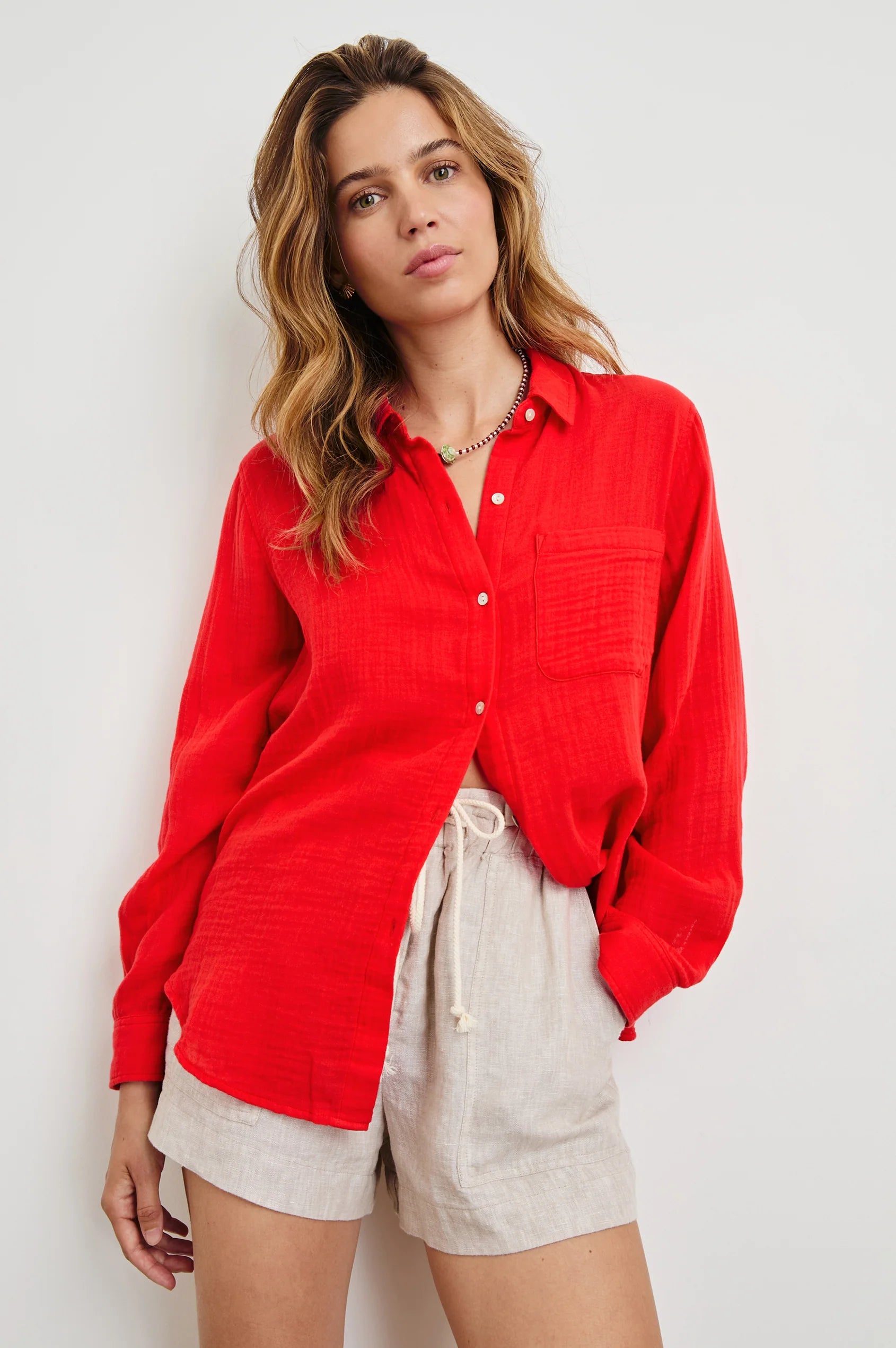 ELLIS SHIRT - CHERRY