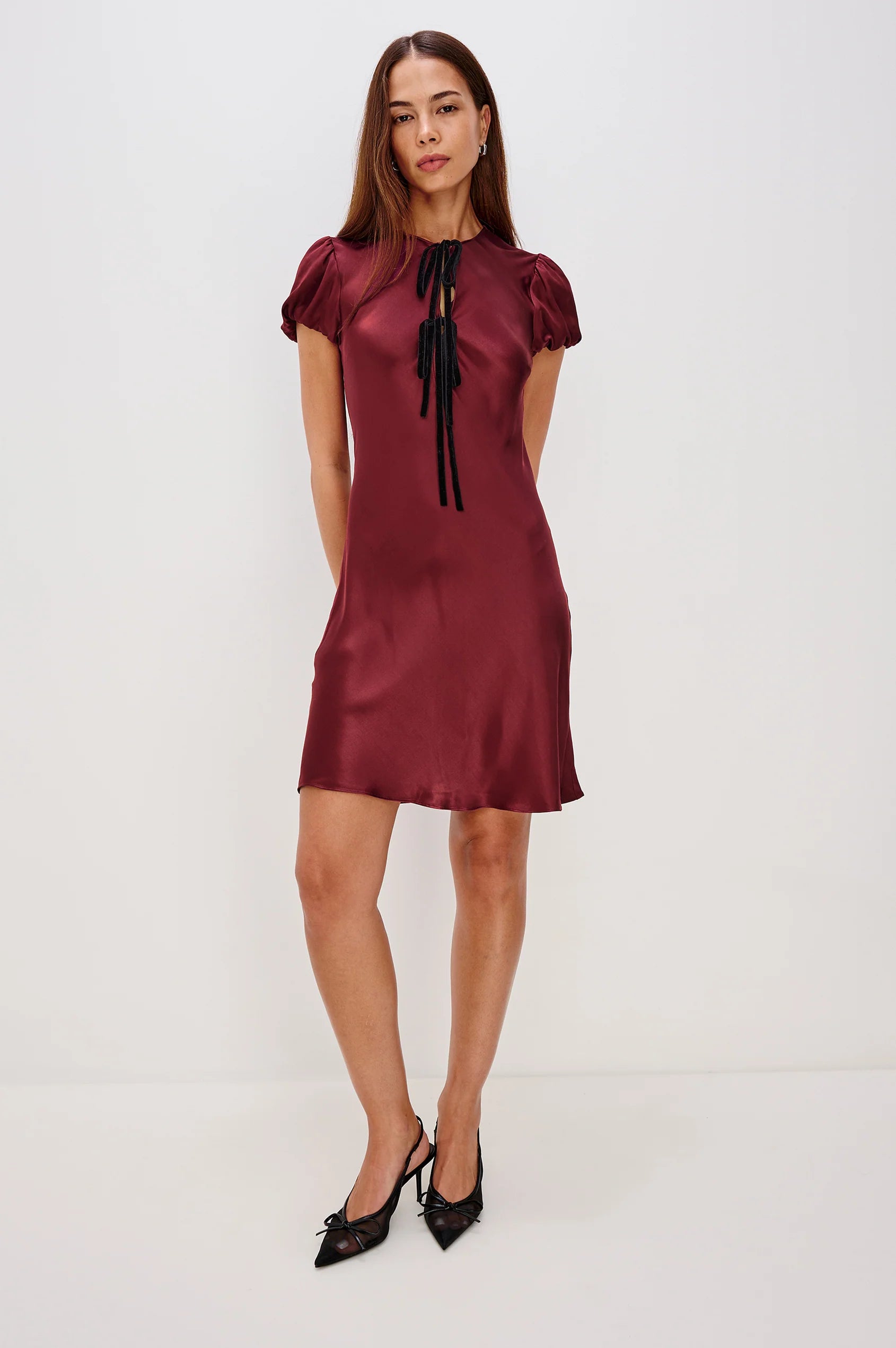 ELYSIA DRESS - GARNET