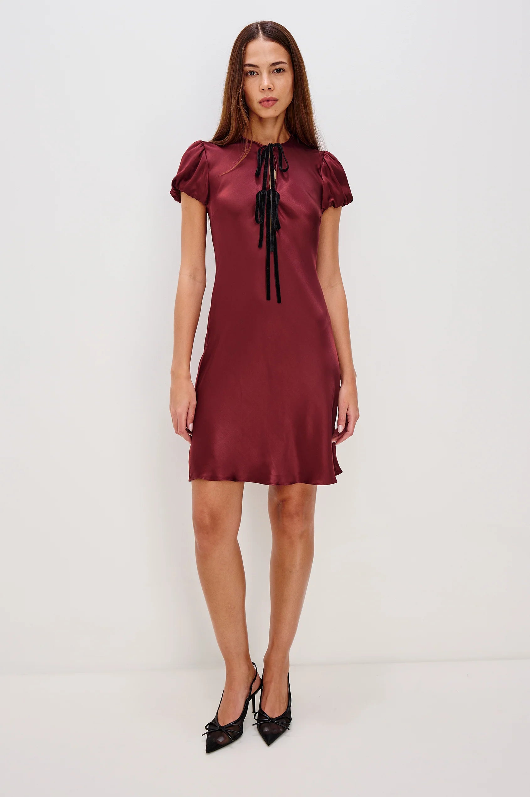 ELYSIA DRESS - GARNET