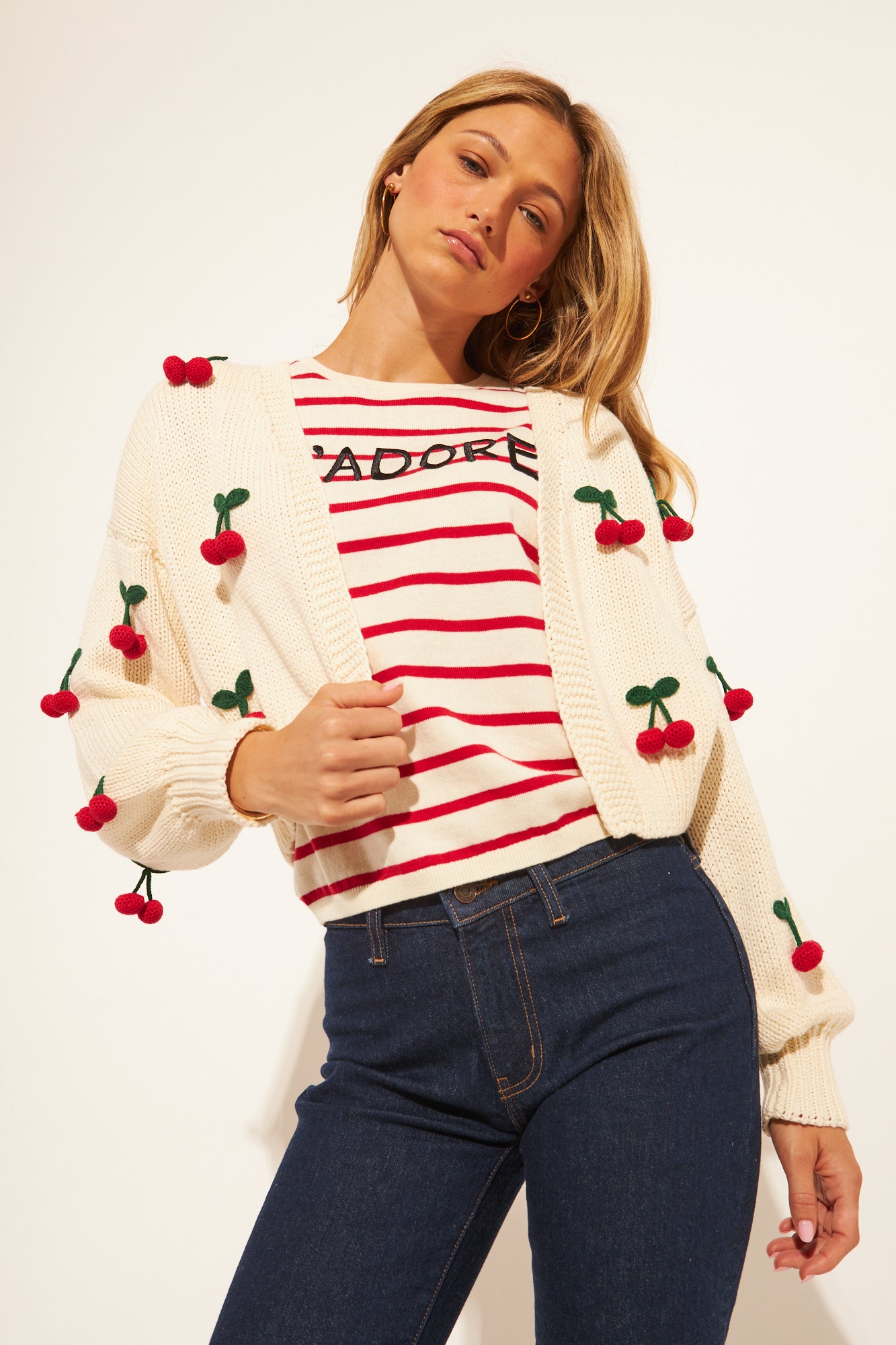 EZRA CARDIGAN - CHERRY POP