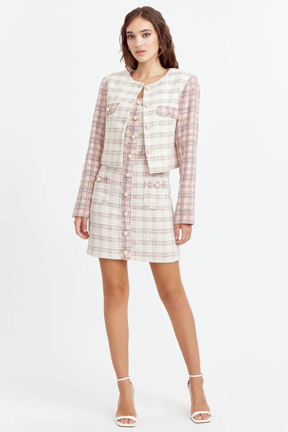 LIANA MIX TWEED DRESS