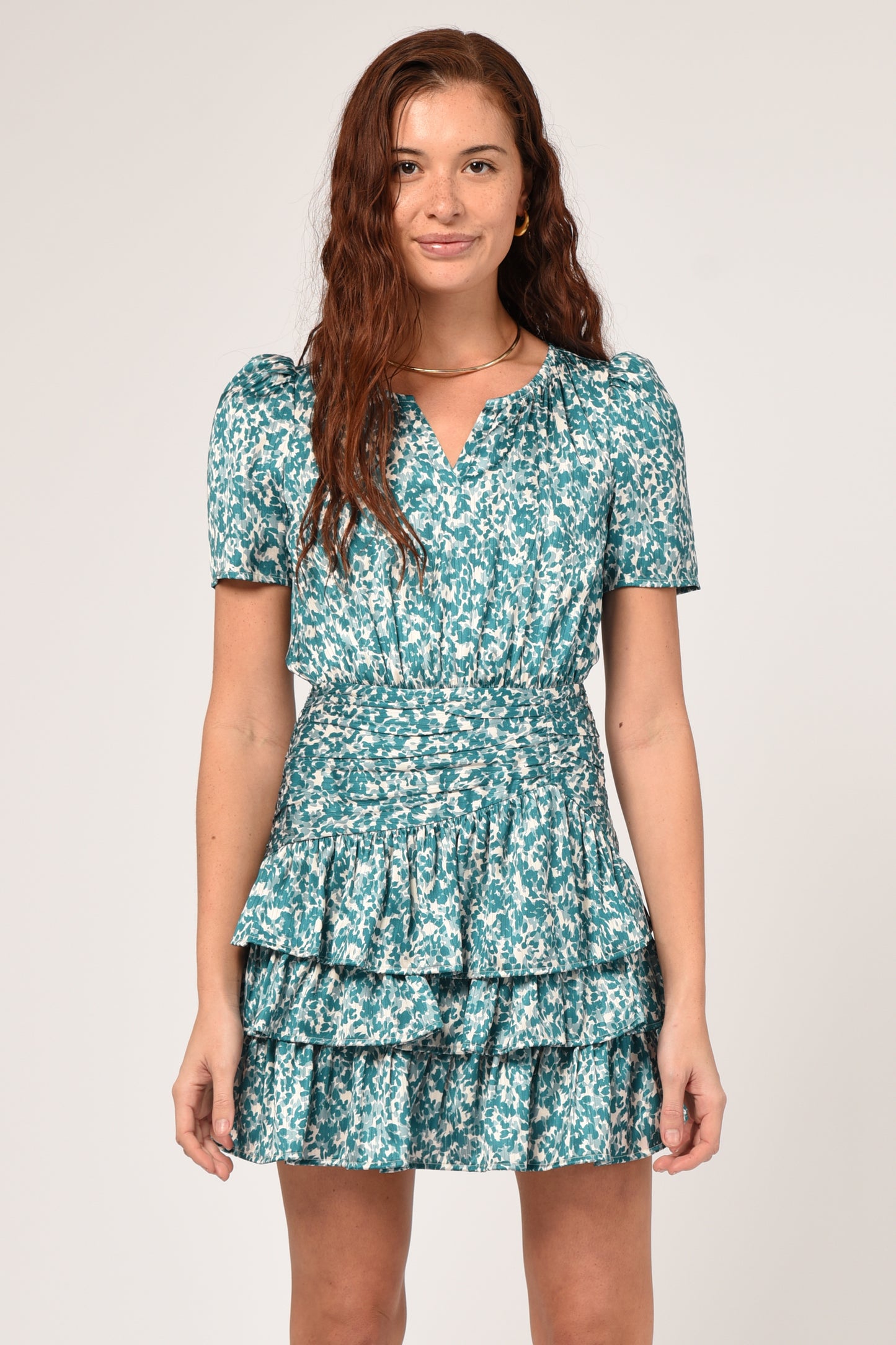 KARIZA TIERED MINI DRESS (ONLINE ONLY)