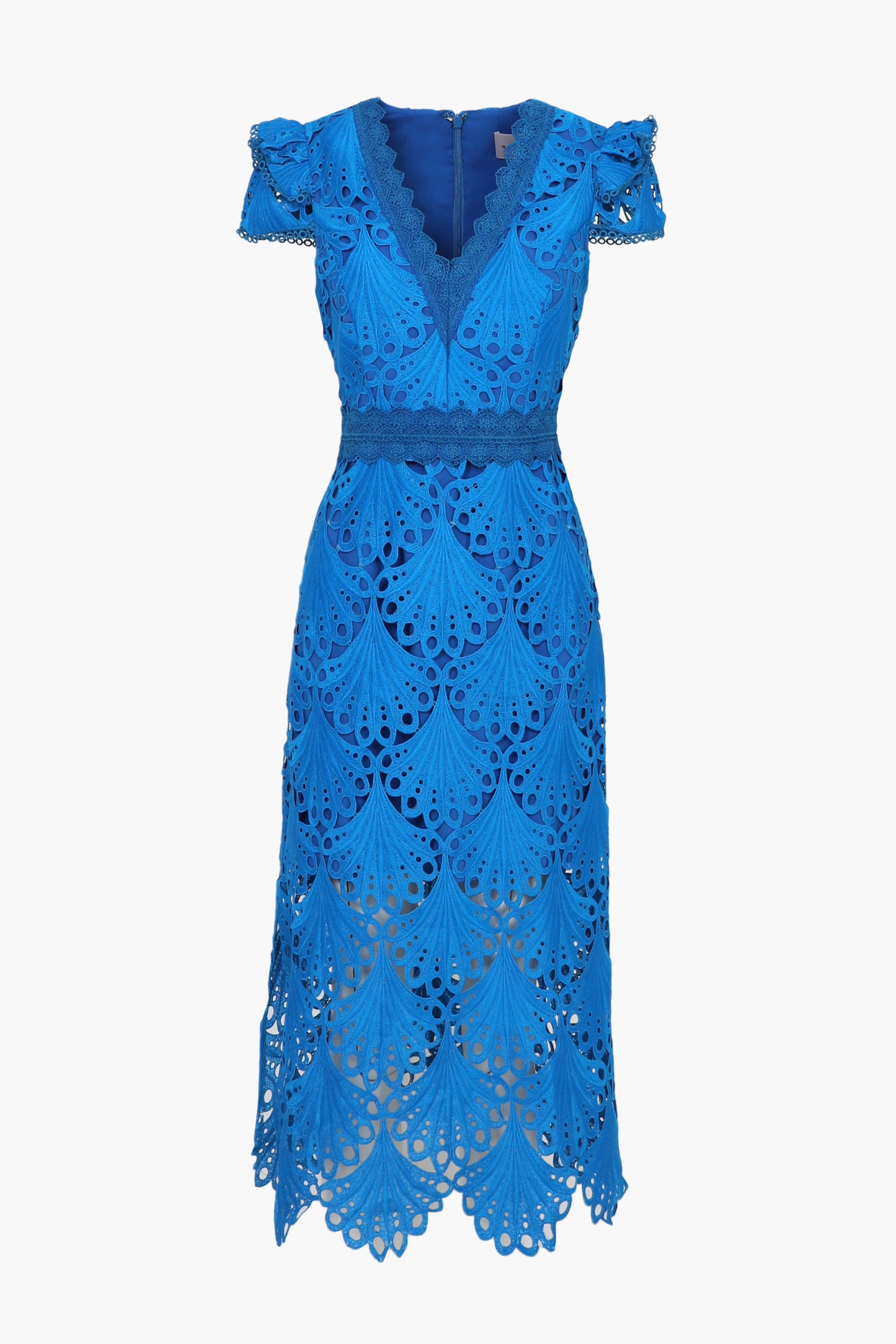 MIA EMBROIDERED MIDI DRESS