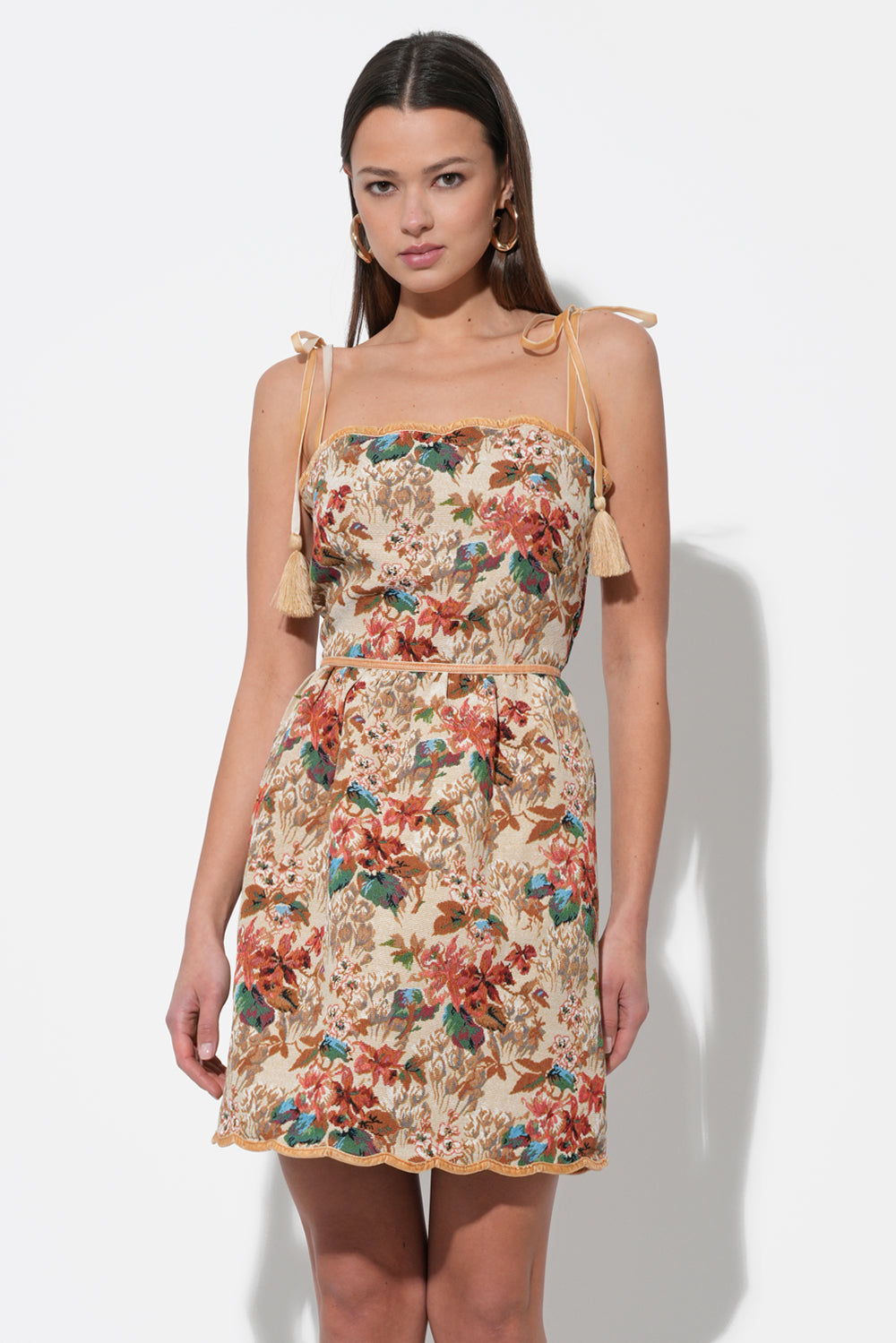 CINDY TAPESTRY MINI DRESS