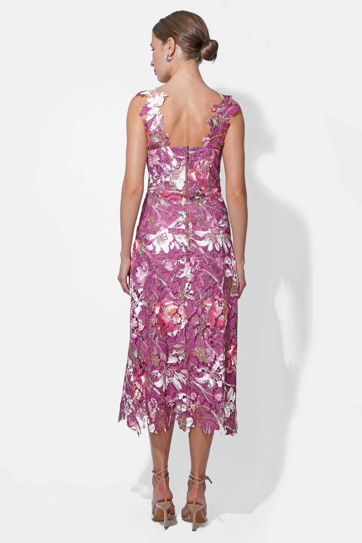 PRUDENCE LACE MIDI DRESS