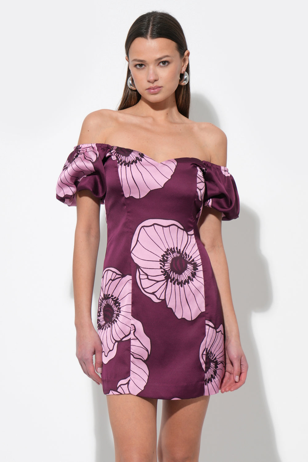 ASTER FLORAL MINI DRESS