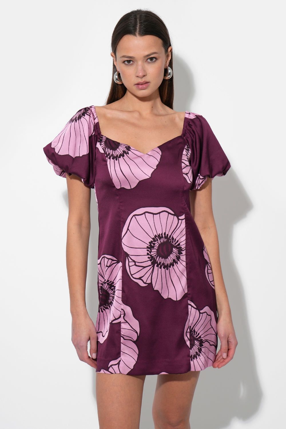 ASTER FLORAL MINI DRESS