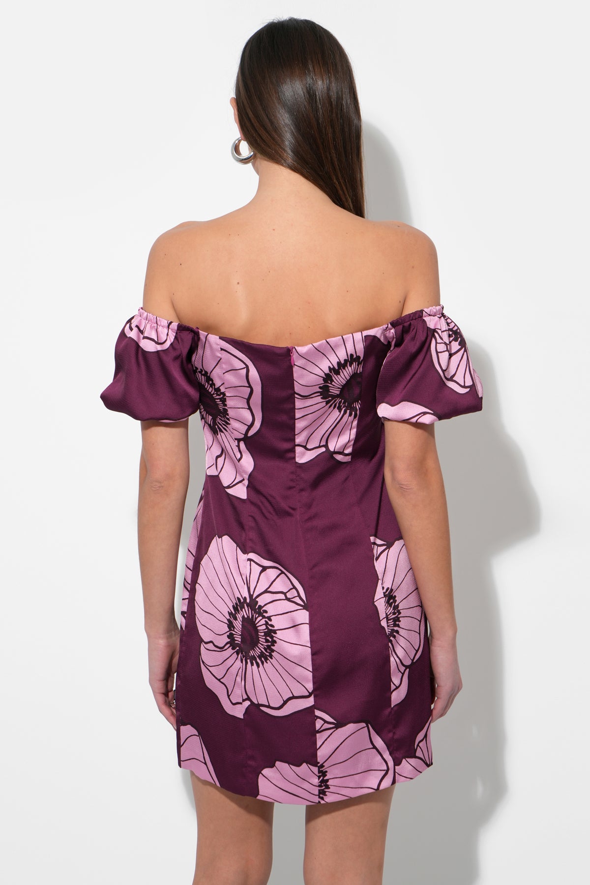 ASTER FLORAL MINI DRESS