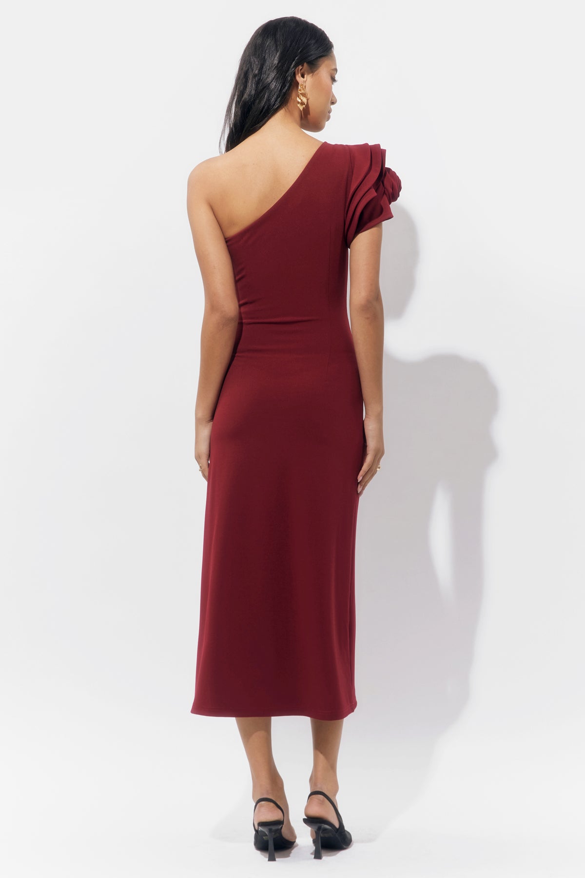 DION ONE SHOULDER MAXI DRESS