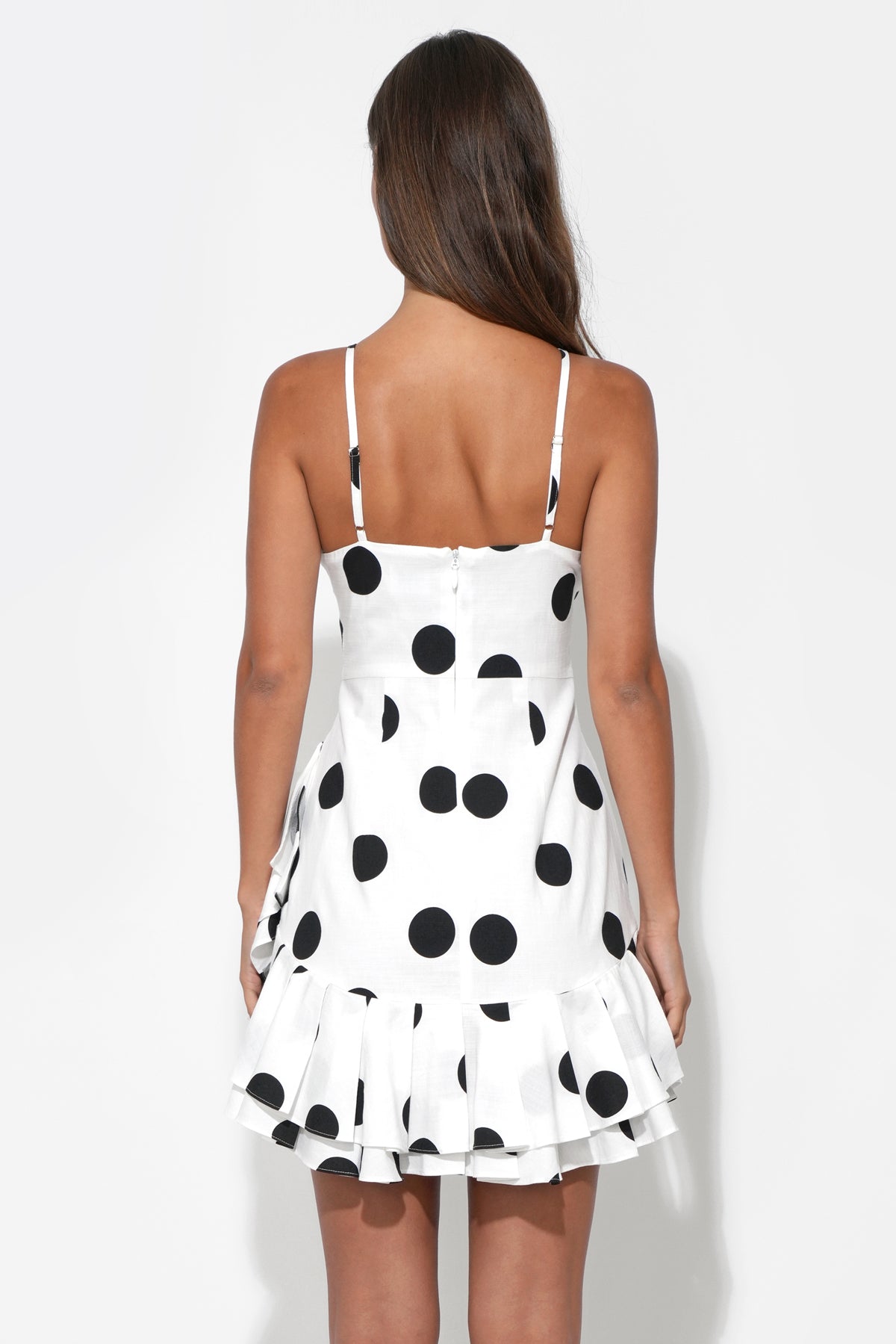 BRIANNA HALTER LINEN DRESS