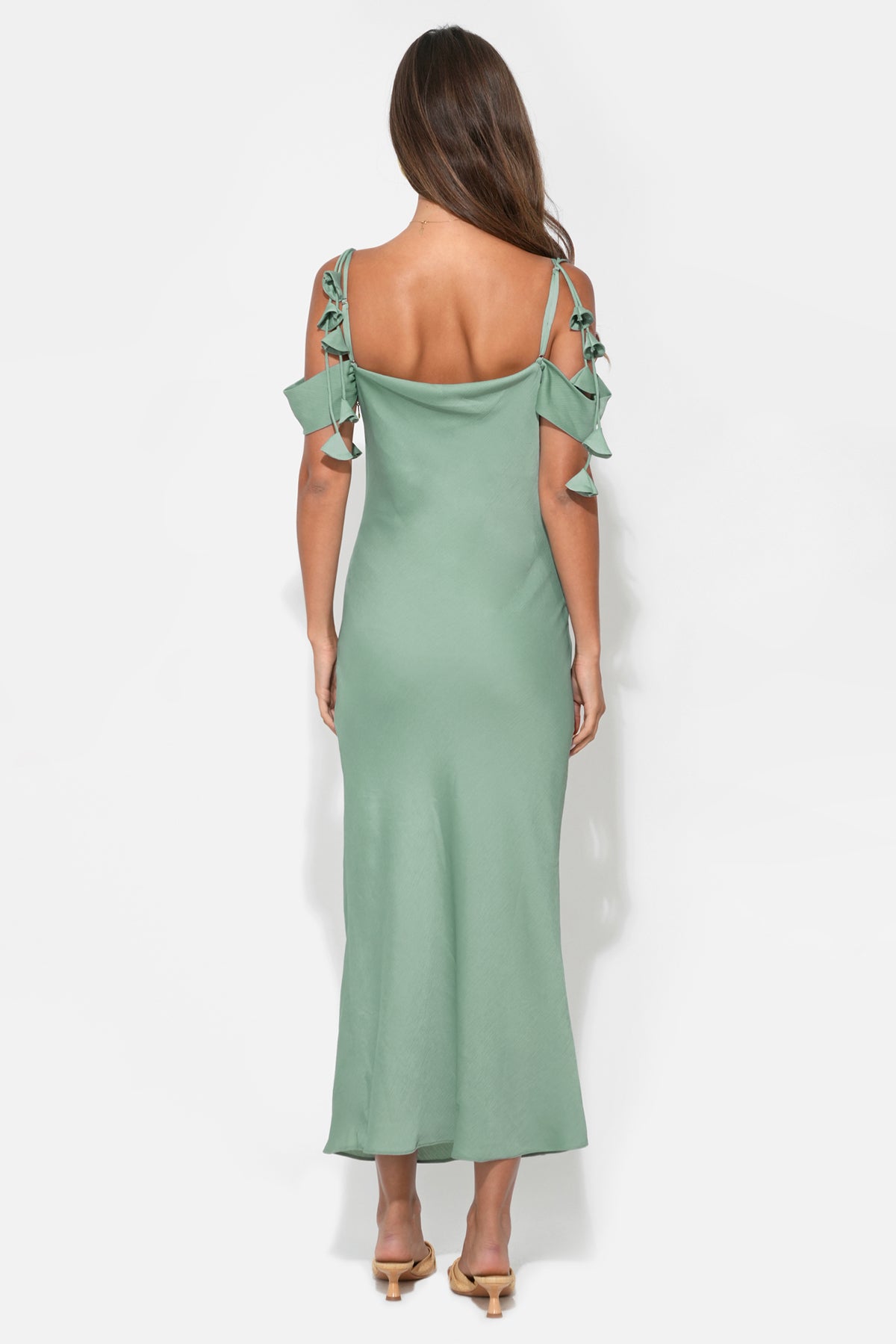 ALANA COWL NECK DRESS