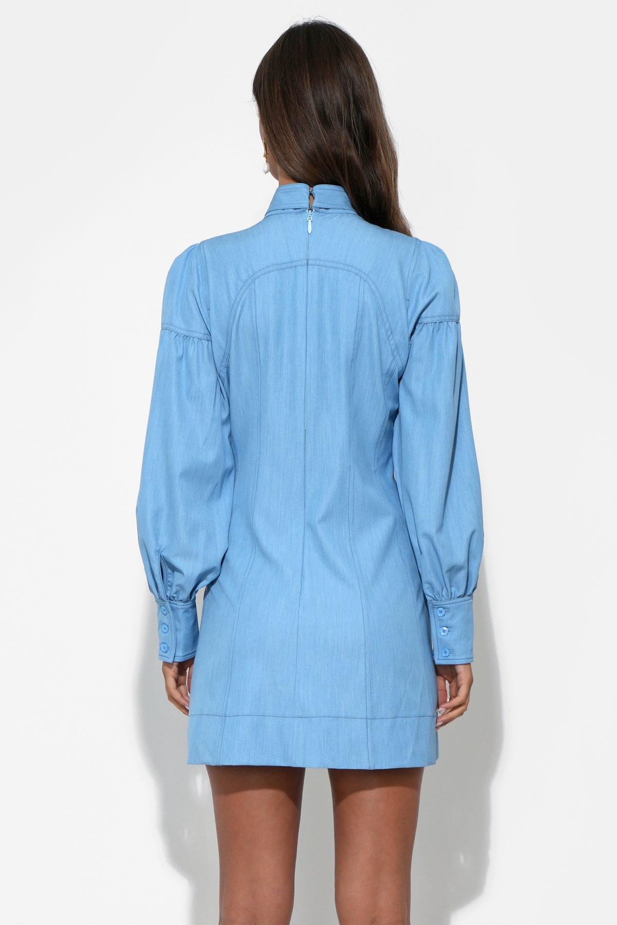MAYA DENIM MINI DRESS