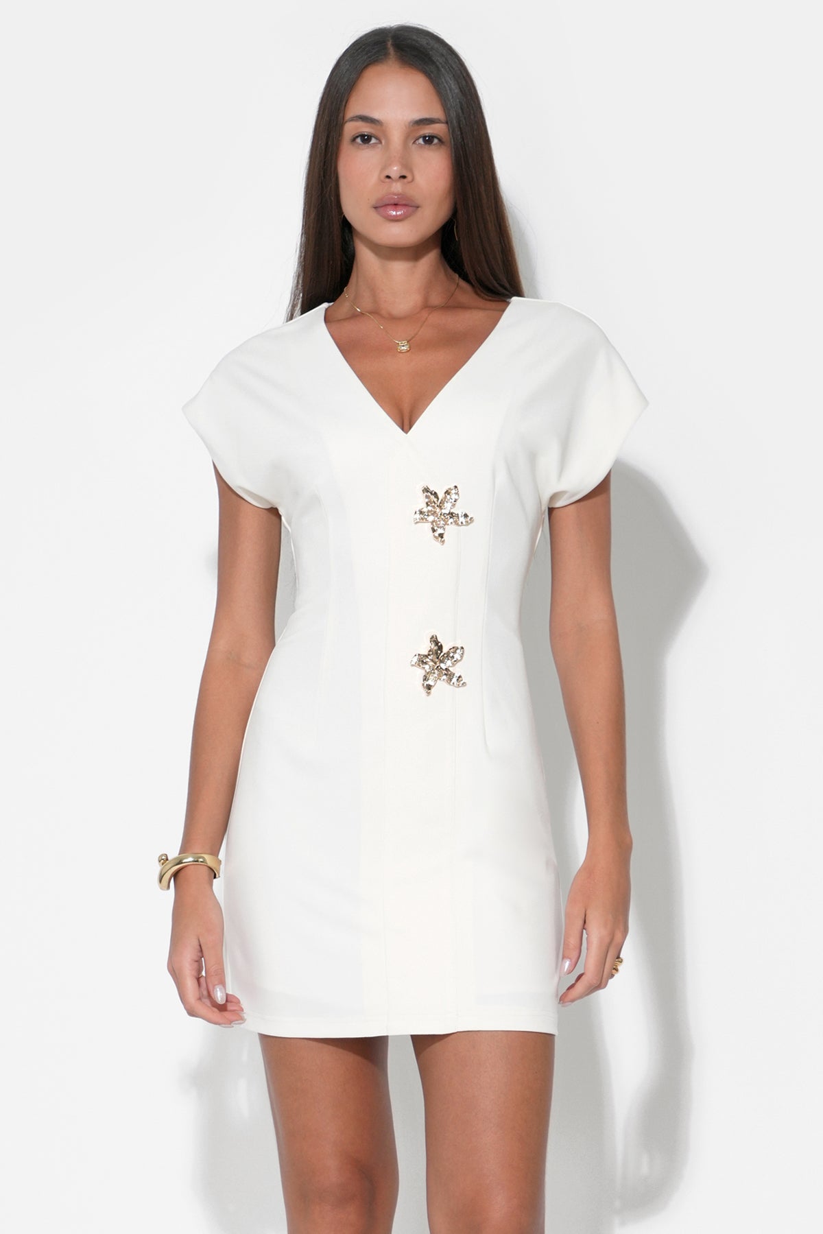 VIVIAN DRESS - IVORY