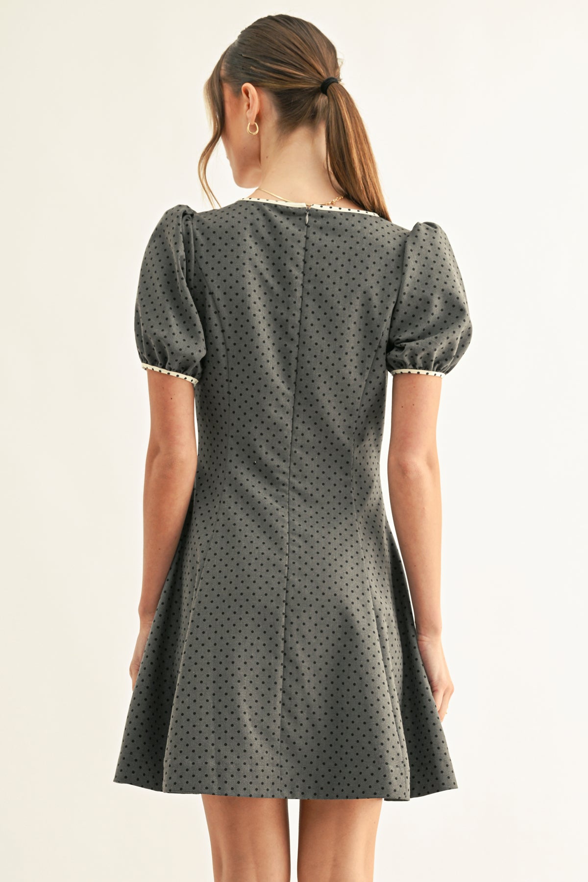 BETSY POLKA DOT MINI DRESS