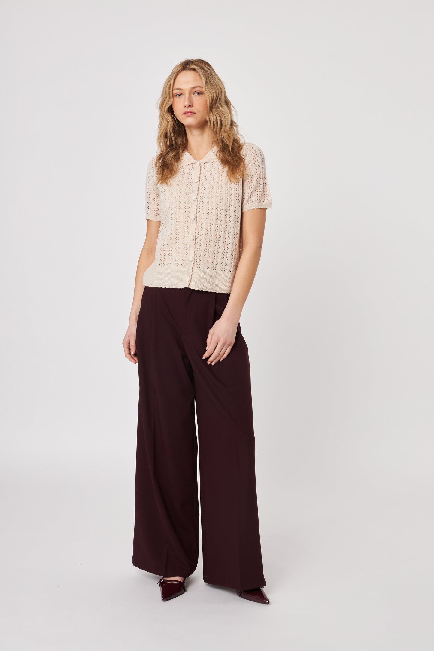 CREW TOP - PEARL BLUSH
