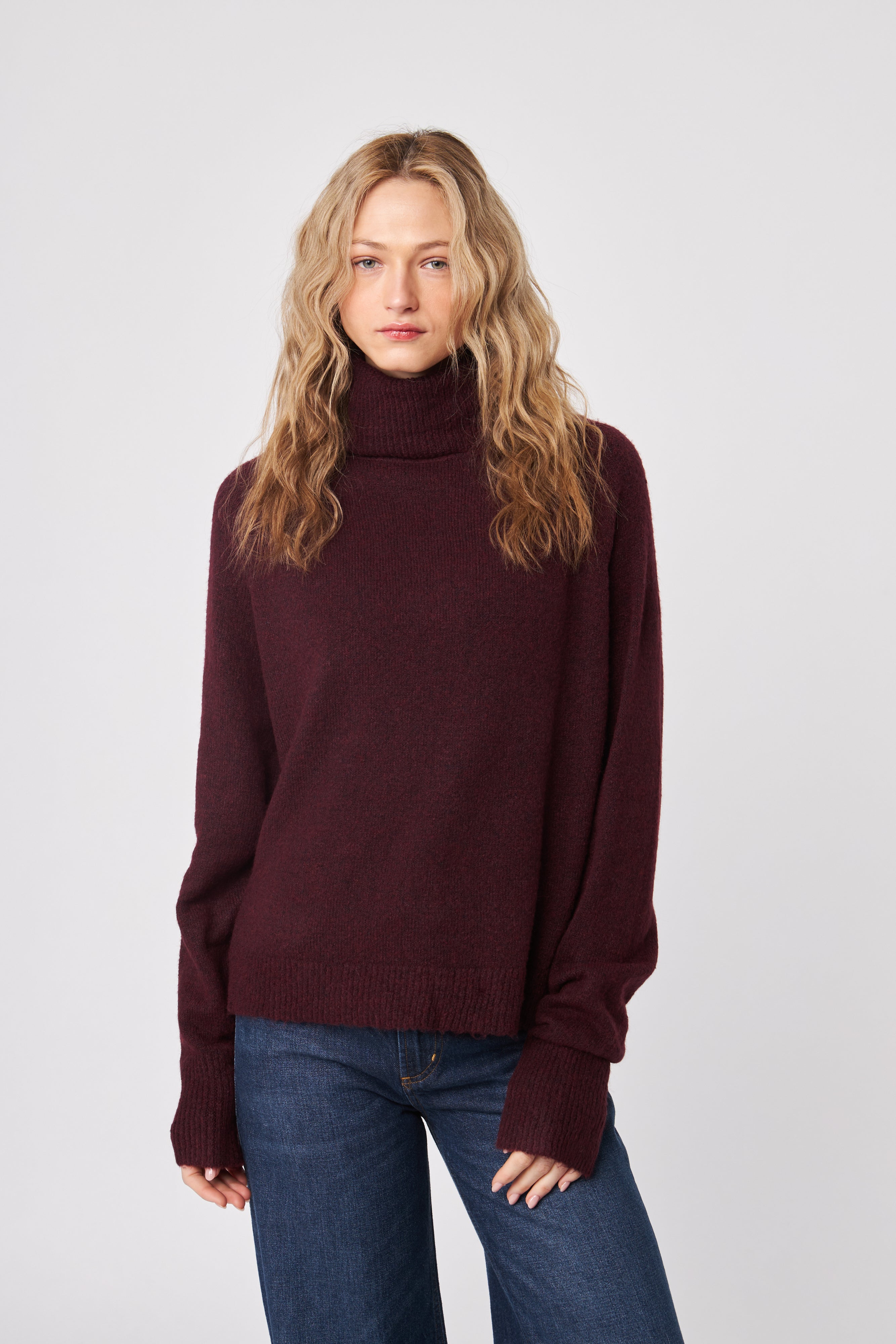 EMMETT SWEATER - MERLOT