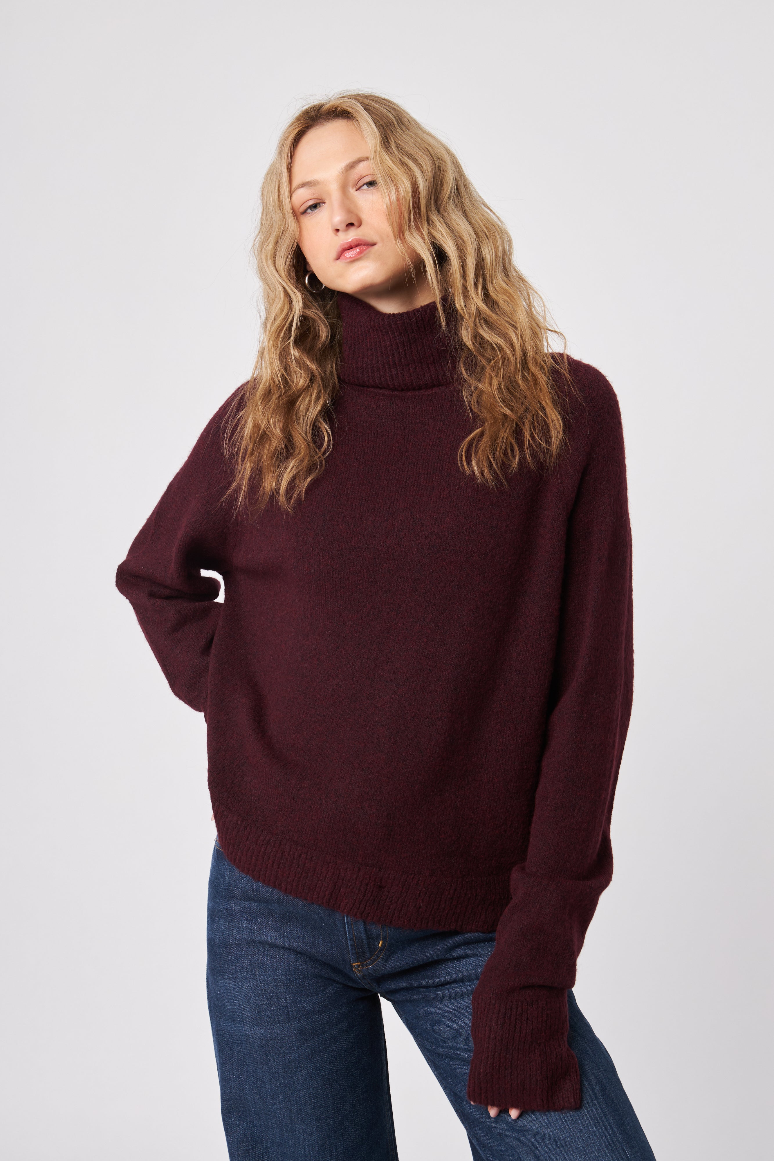 EMMETT SWEATER - MERLOT