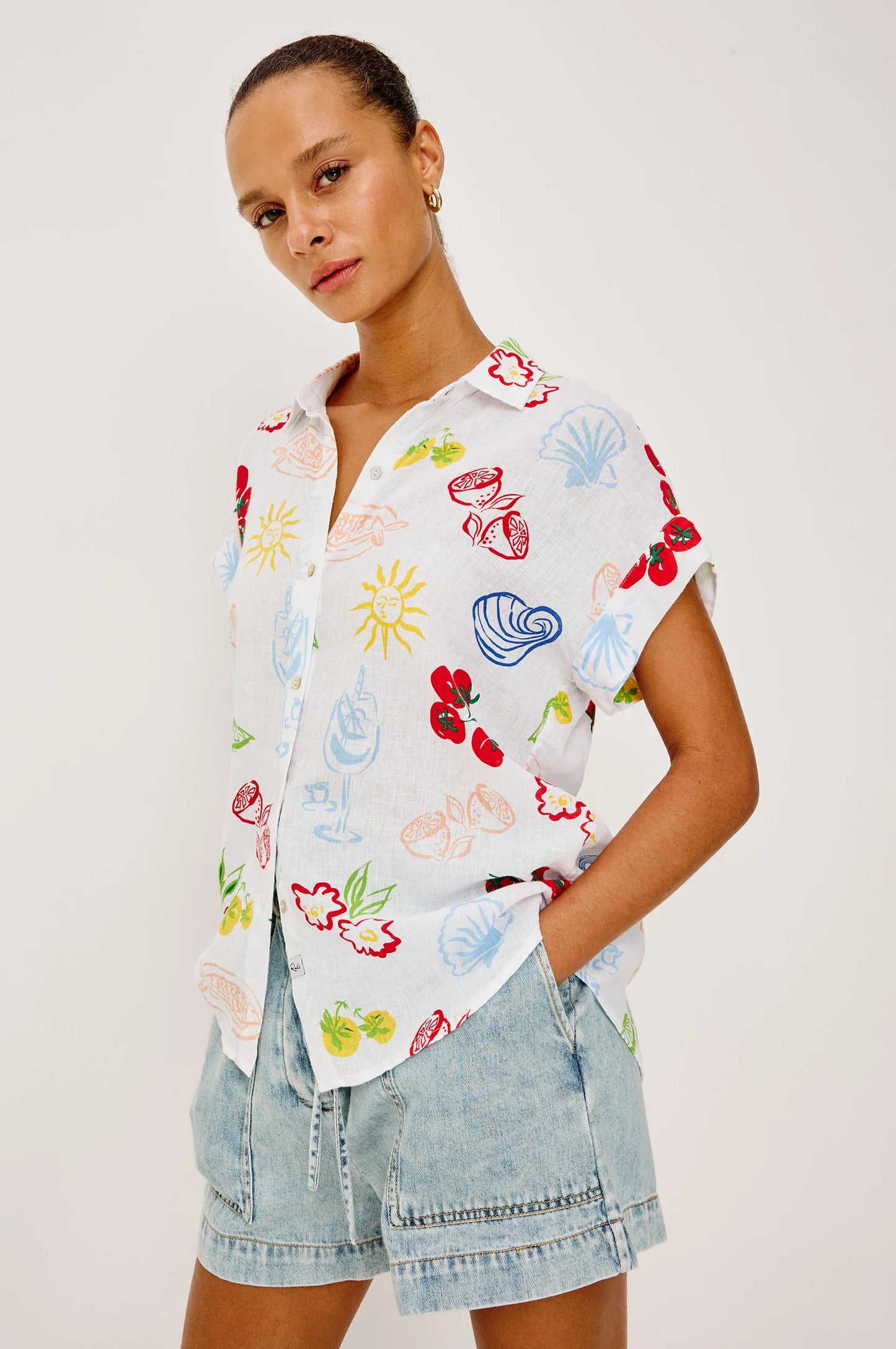 FARRAH TOP - WHITE ANTIPASTI