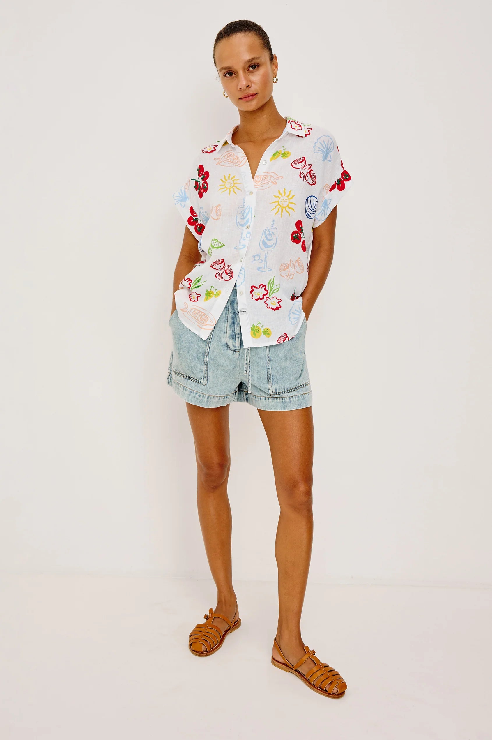 FARRAH TOP - WHITE ANTIPASTI