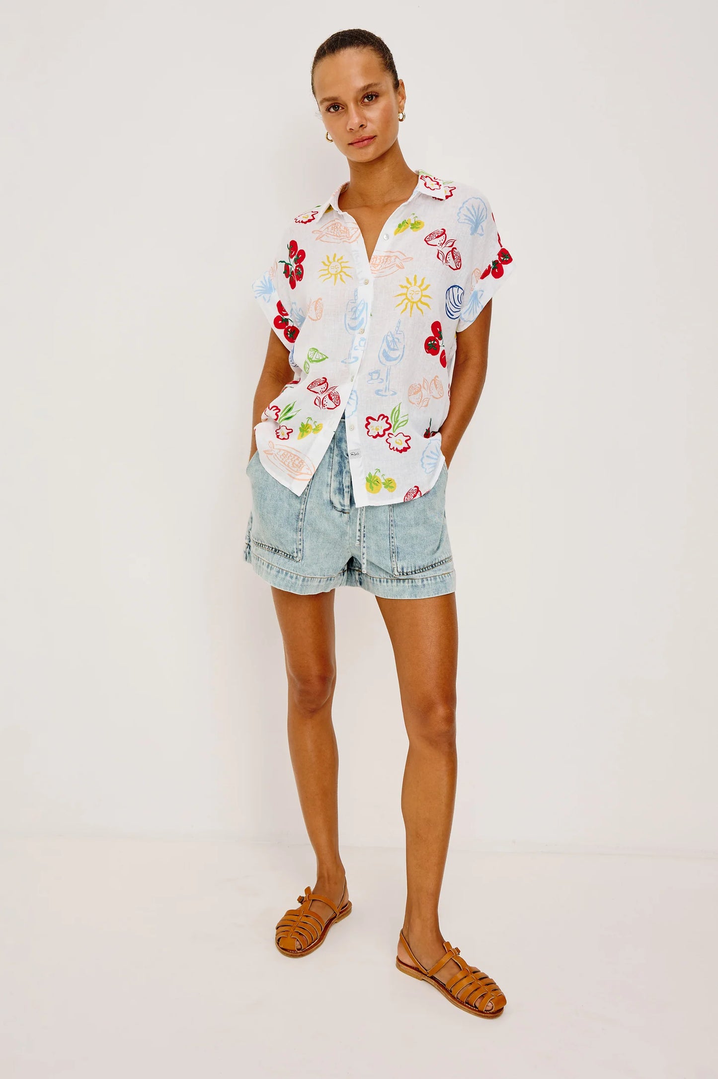 FARRAH TOP - WHITE ANTIPASTI