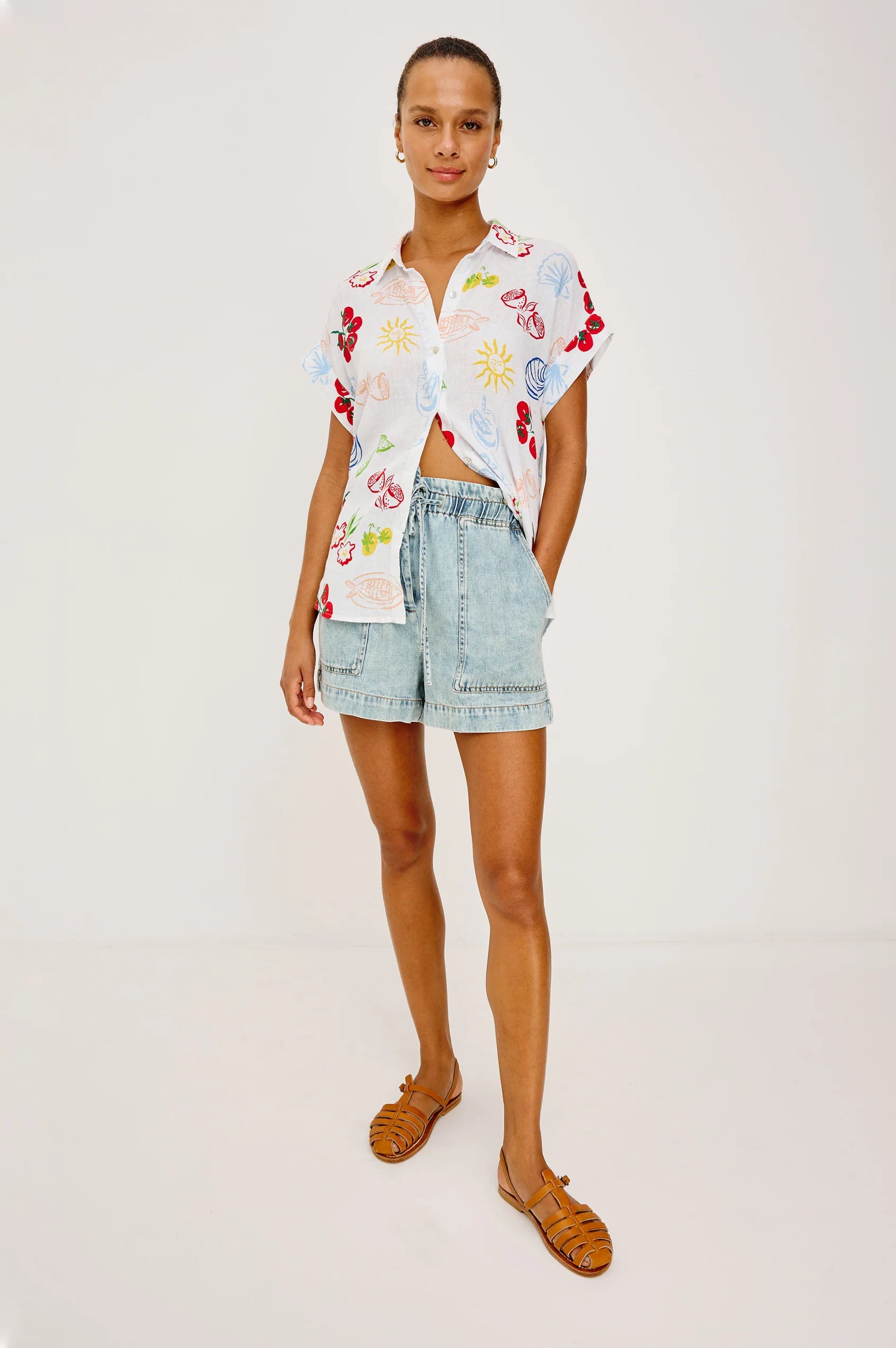 FARRAH TOP - WHITE ANTIPASTI