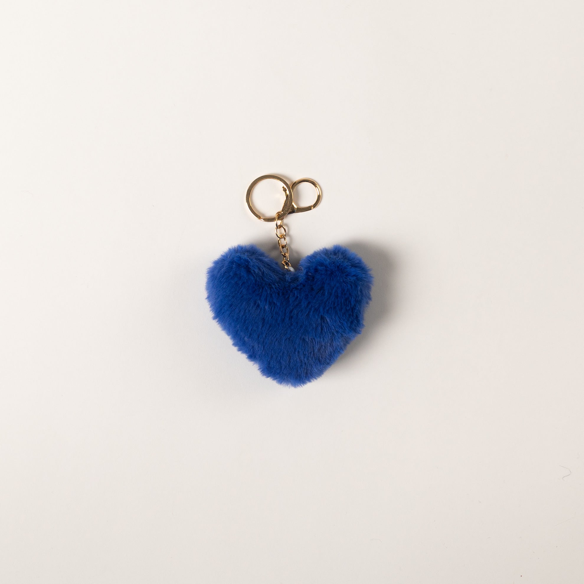 FUR HEART CHARM (VARIOUS COLOURS)