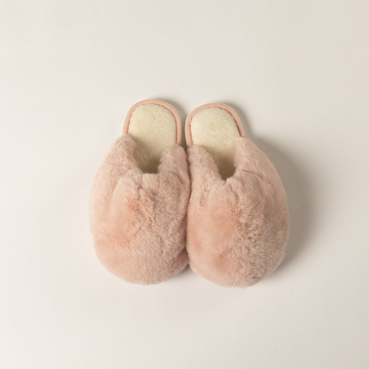 FAUX FURRY SLIDE - PINK