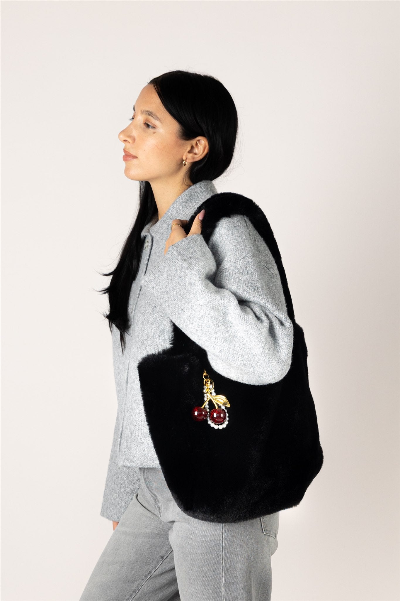 FUR TOTE (VARIOUS COLOURS)
