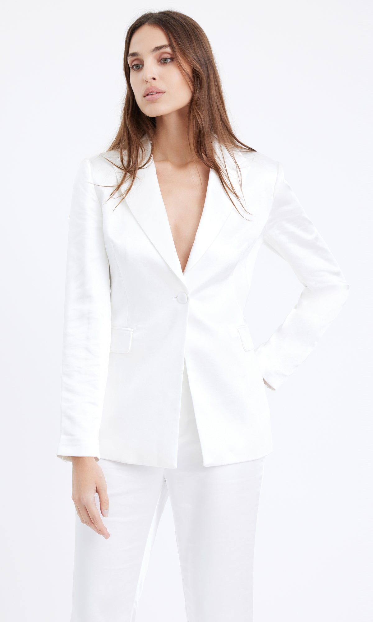 SHINNA SATIN BLAZER