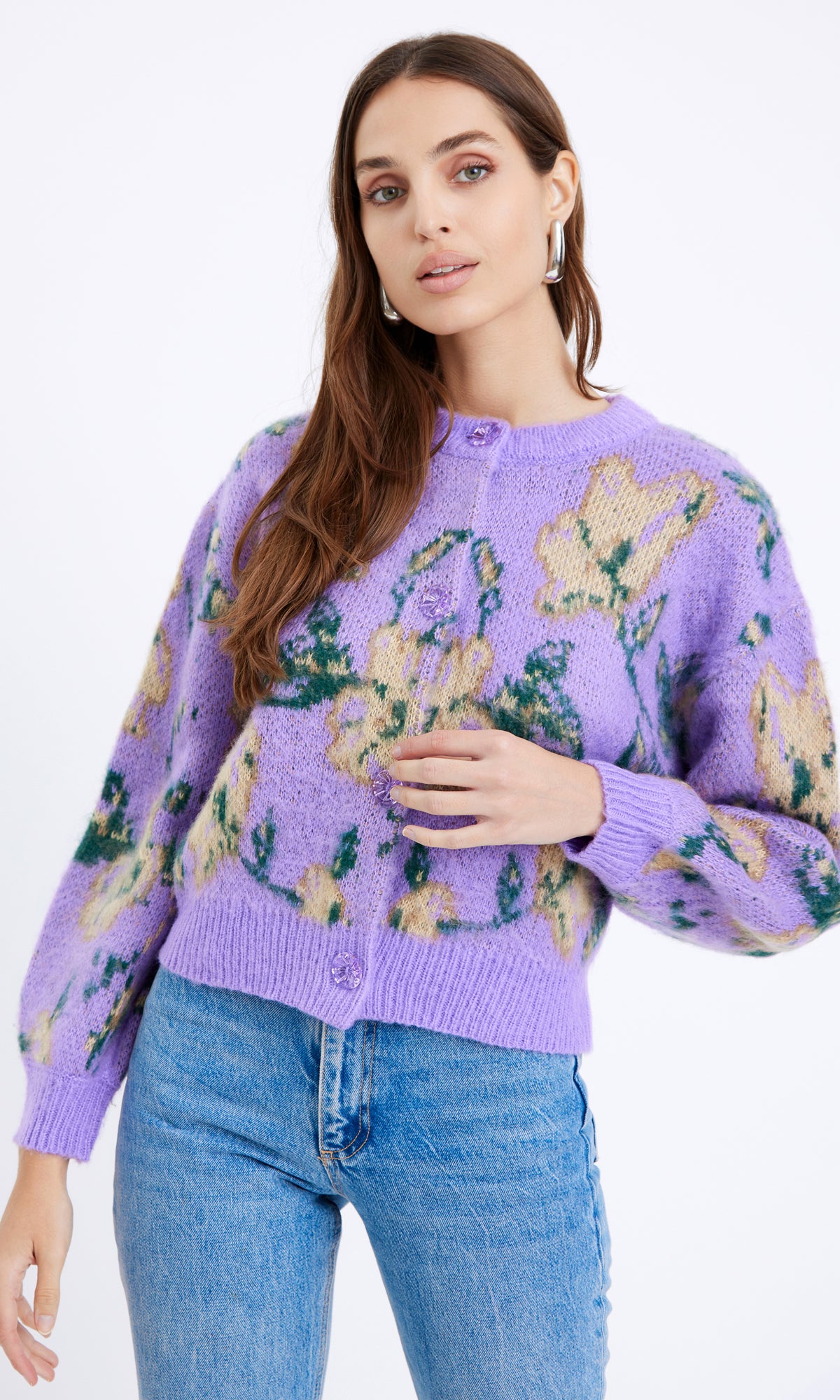 VIOLETA KNIT CARDIGAN