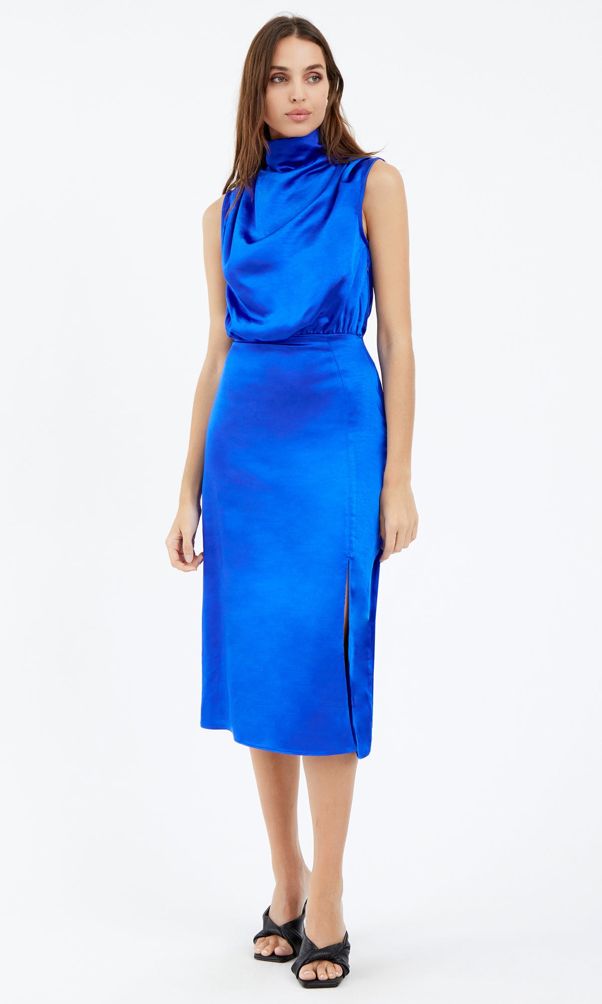 DANILA SATIN MIDI DRESS - ONLINE ONLY