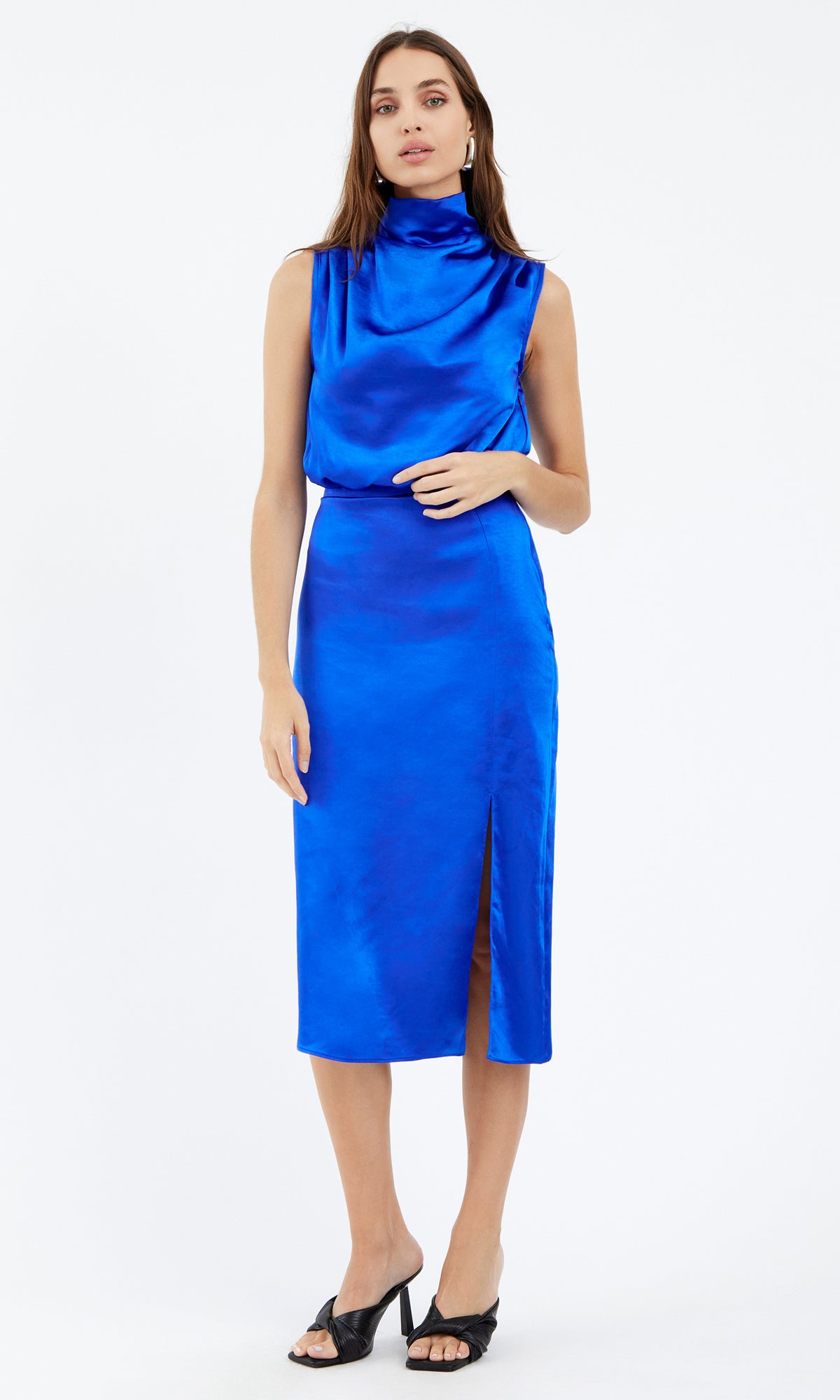 DANILA SATIN MIDI DRESS - ONLINE ONLY